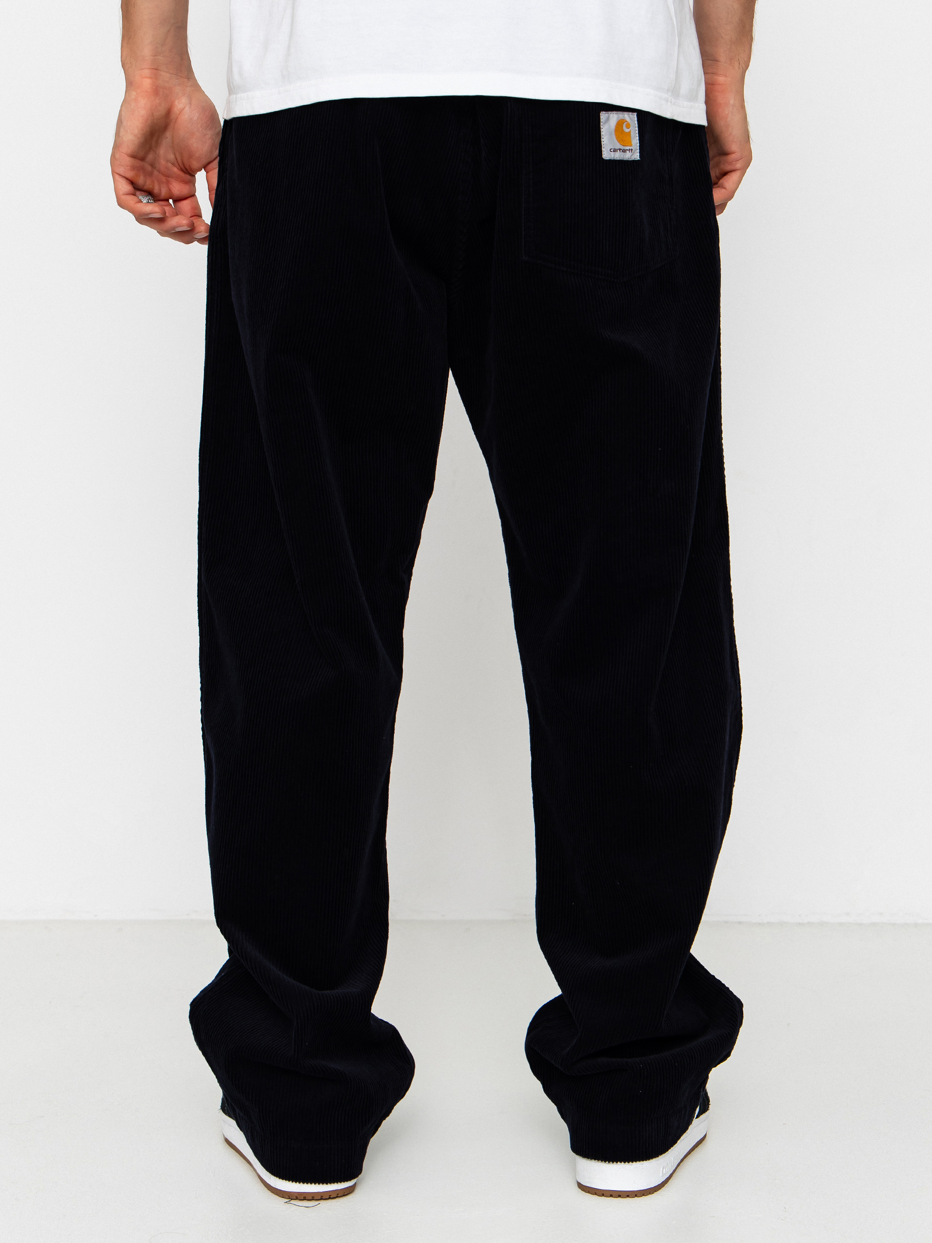 Pantaloni Carhartt WIP Floyde (dark navy/rinsed)