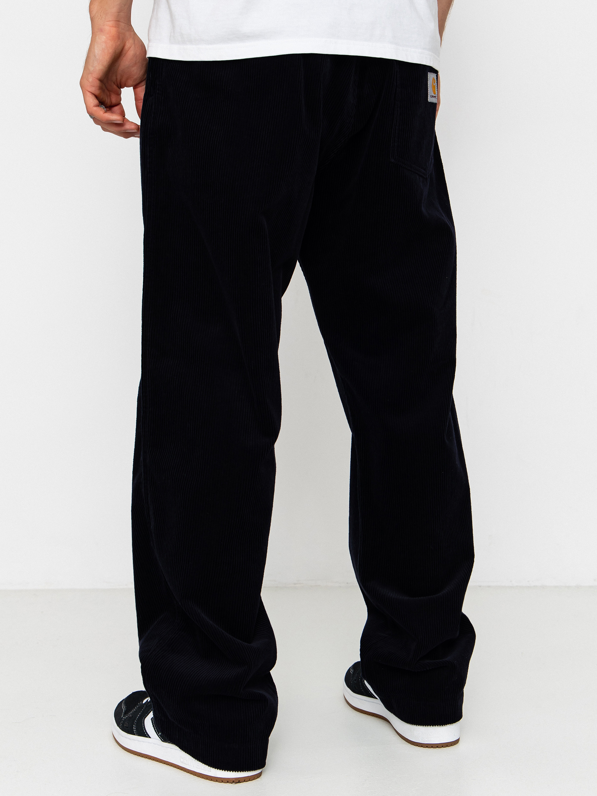 Pantaloni Carhartt WIP Floyde (dark navy/rinsed)