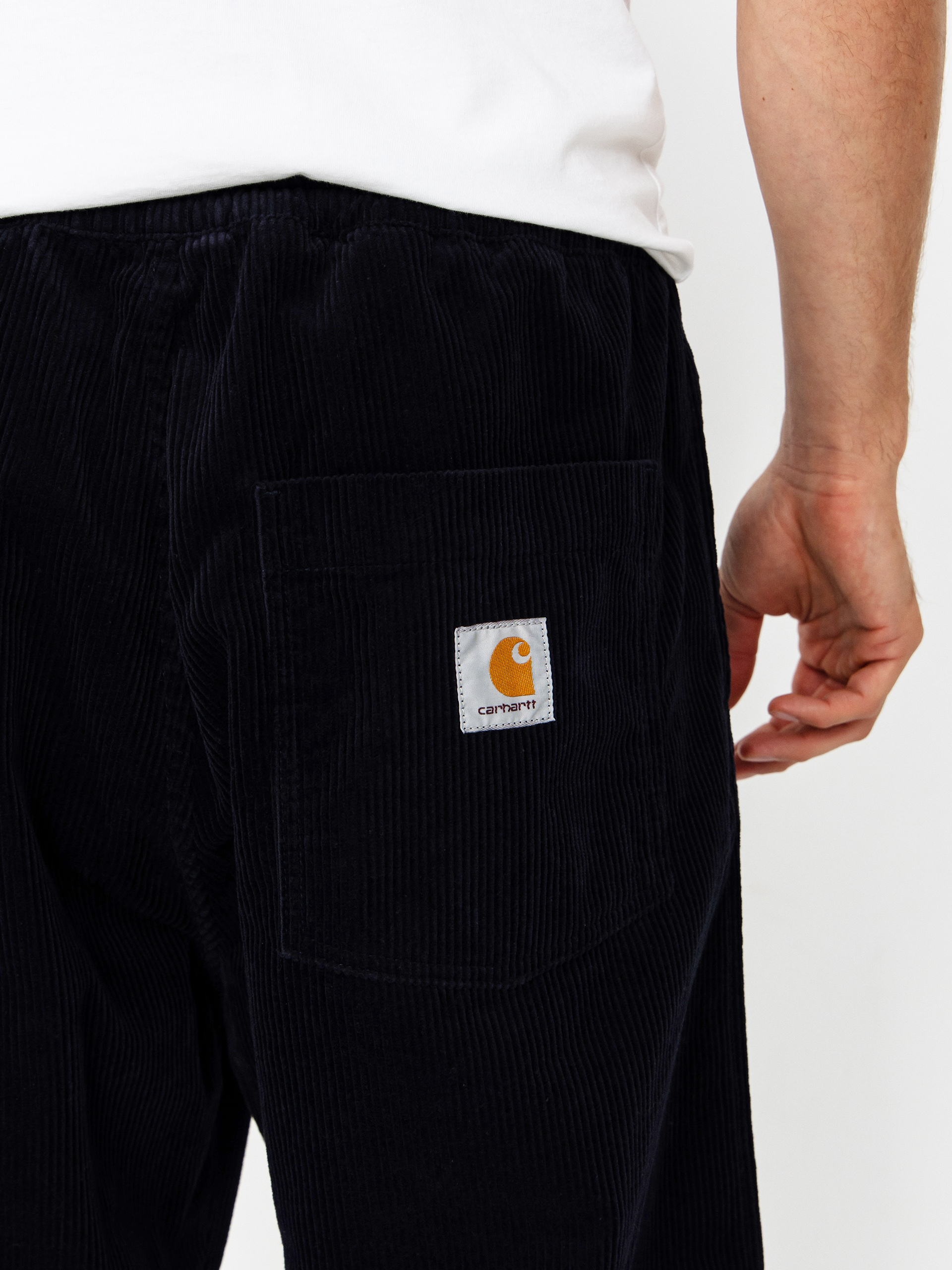 Pantaloni Carhartt WIP Floyde (dark navy/rinsed)