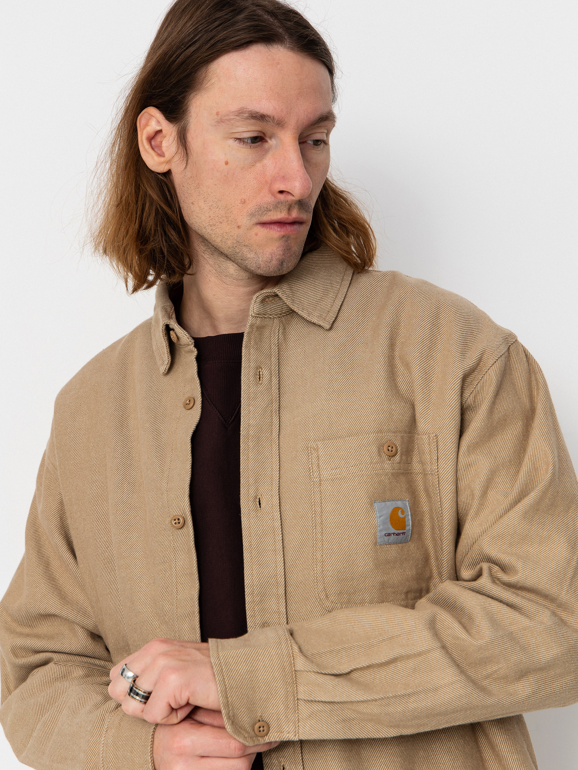 Cămașă Carhartt WIP Edgar (peanut/wax)