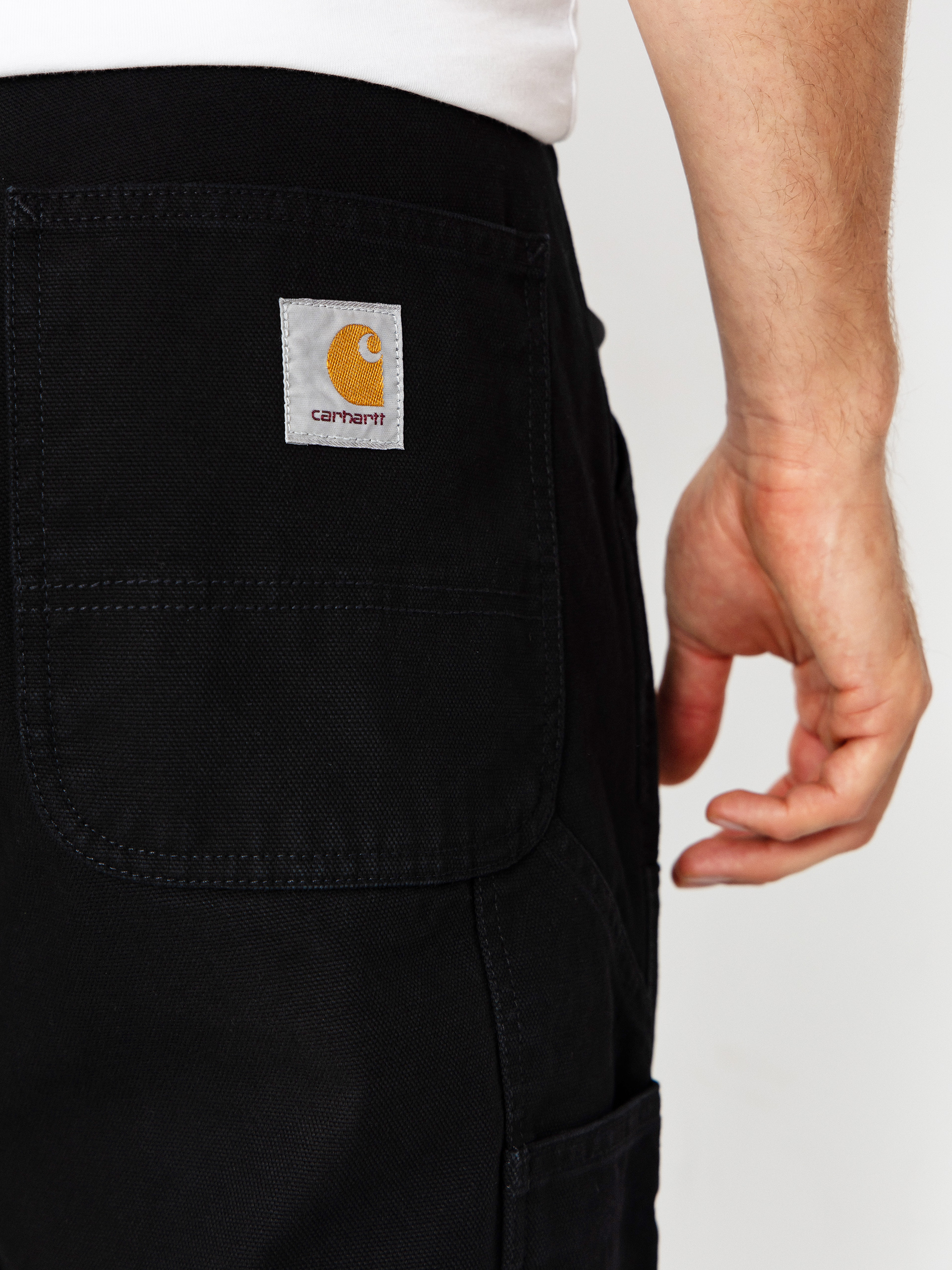 Pantaloni Carhartt WIP OG Double Knee (black/stone washed)