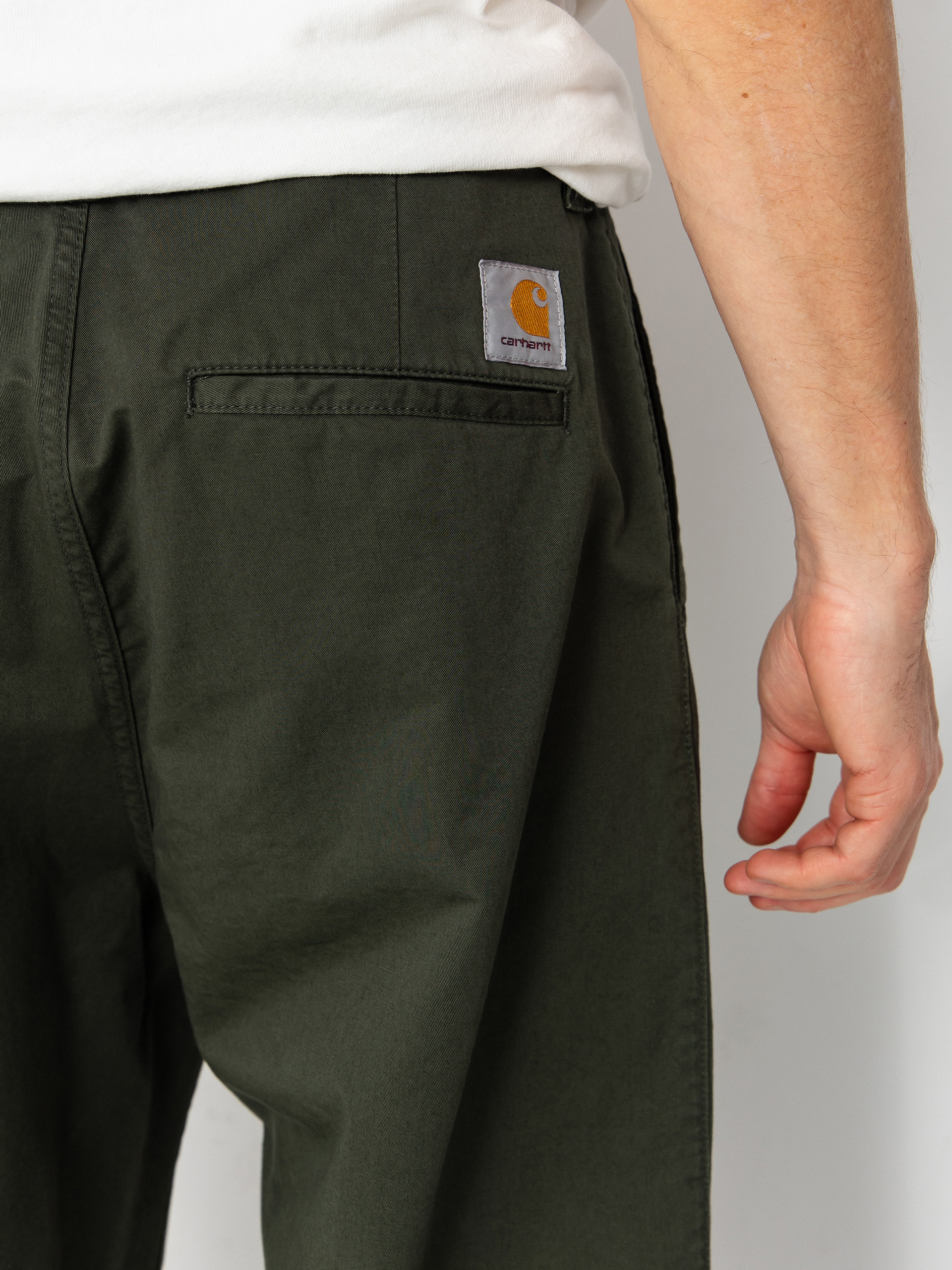 Pantaloni Carhartt WIP Brady (opuntia/stone washed)