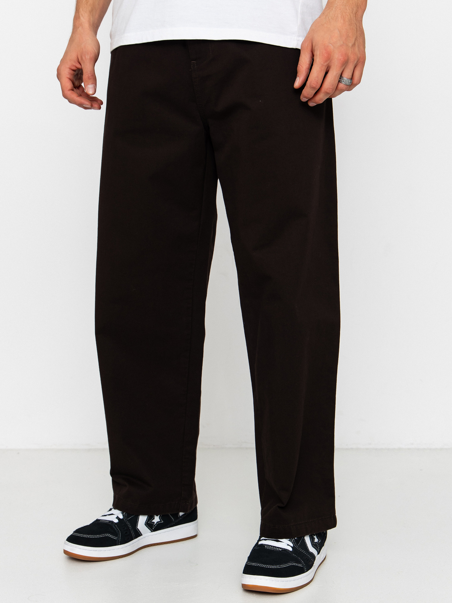 Pantaloni Carhartt WIP Brady (tobacco/stone washed)