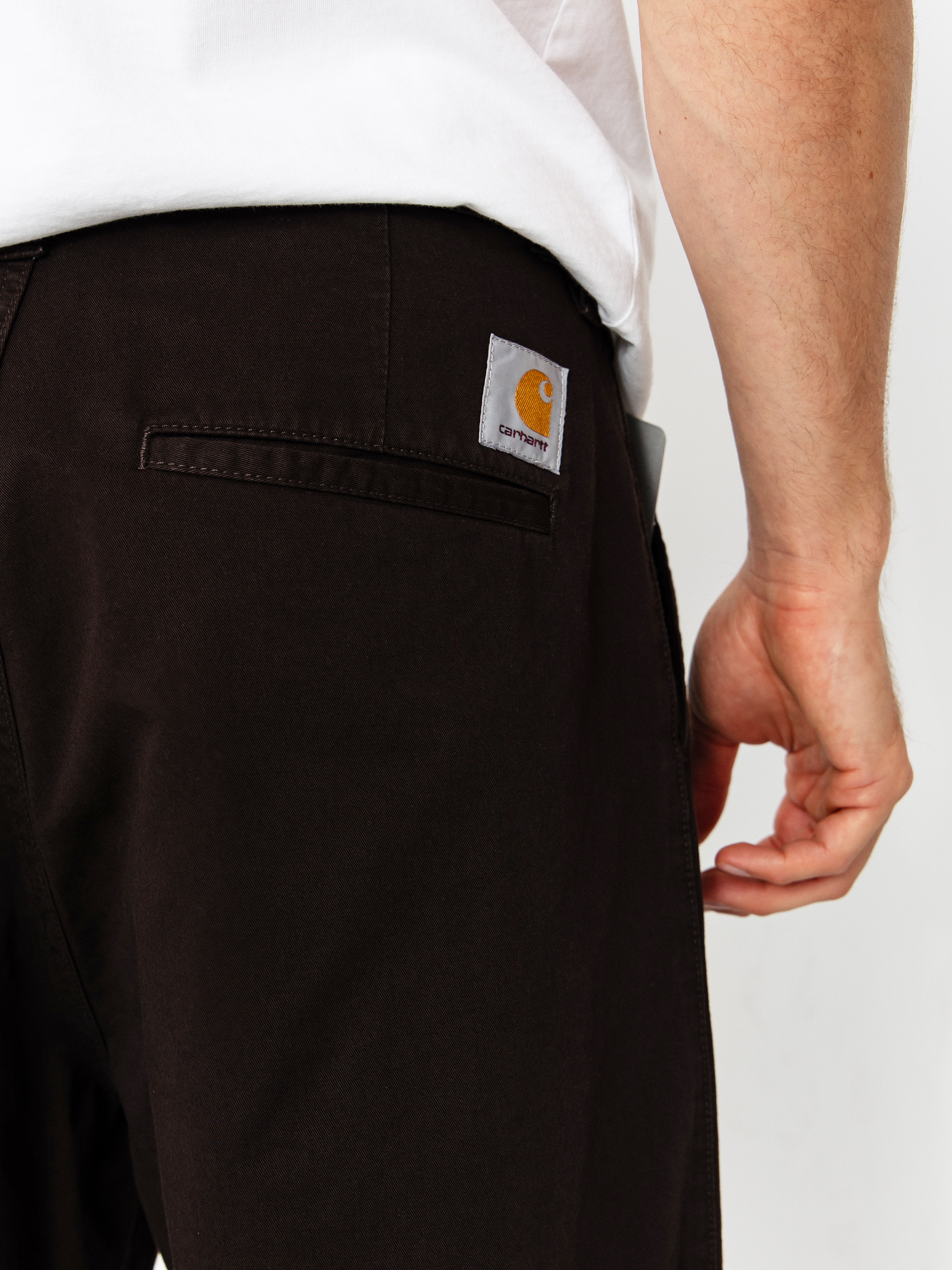 Pantaloni Carhartt WIP Brady (tobacco/stone washed)