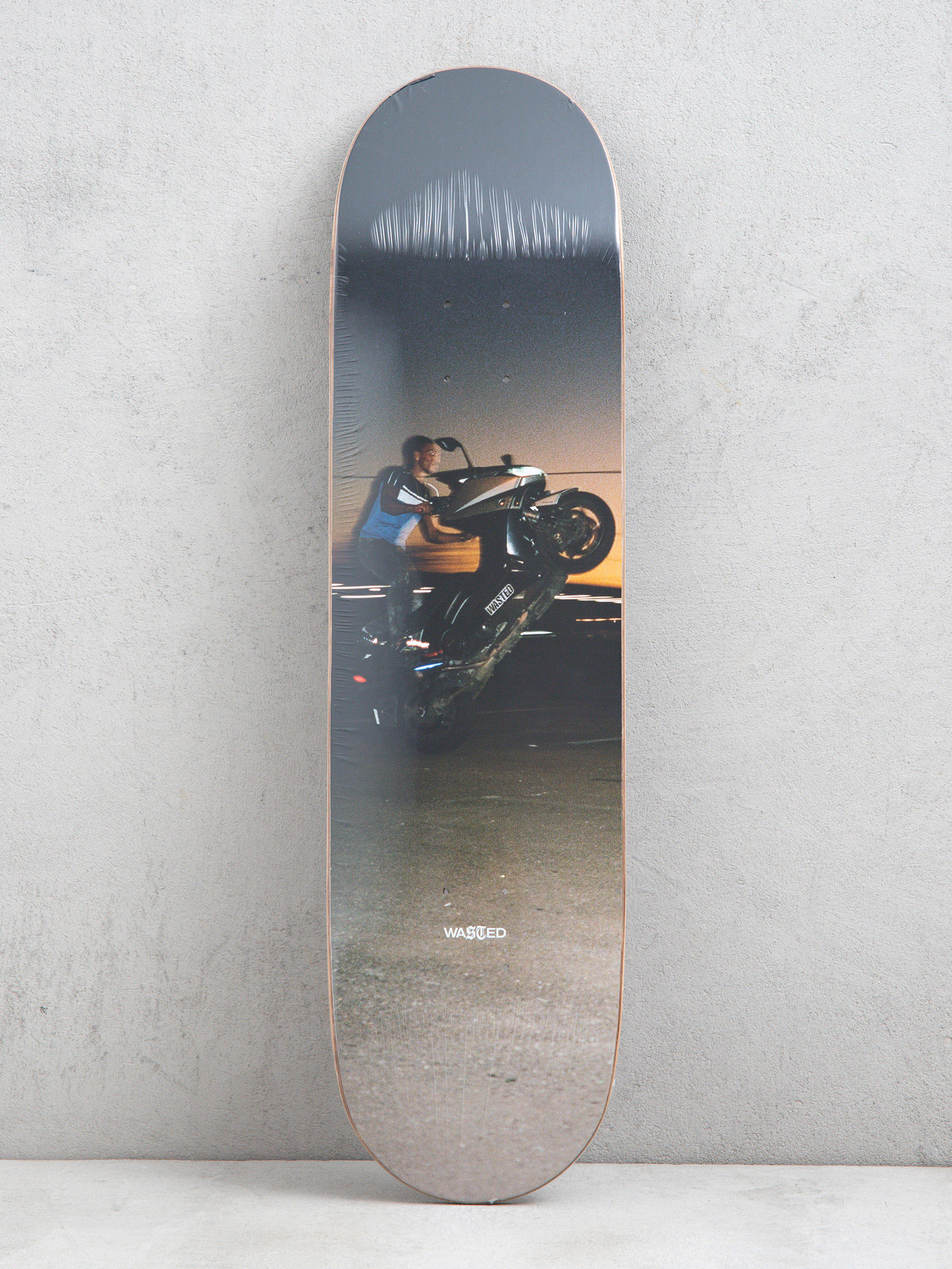 Placă Wasted Paris Monsieur Bonheur X Wasted Board (black)