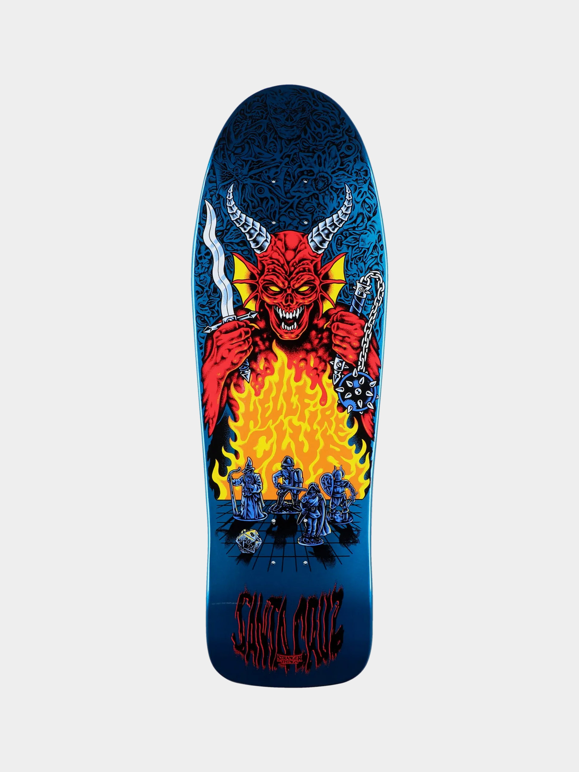 Placă Santa Cruz X Stranger Things Knox Hellfire Pit