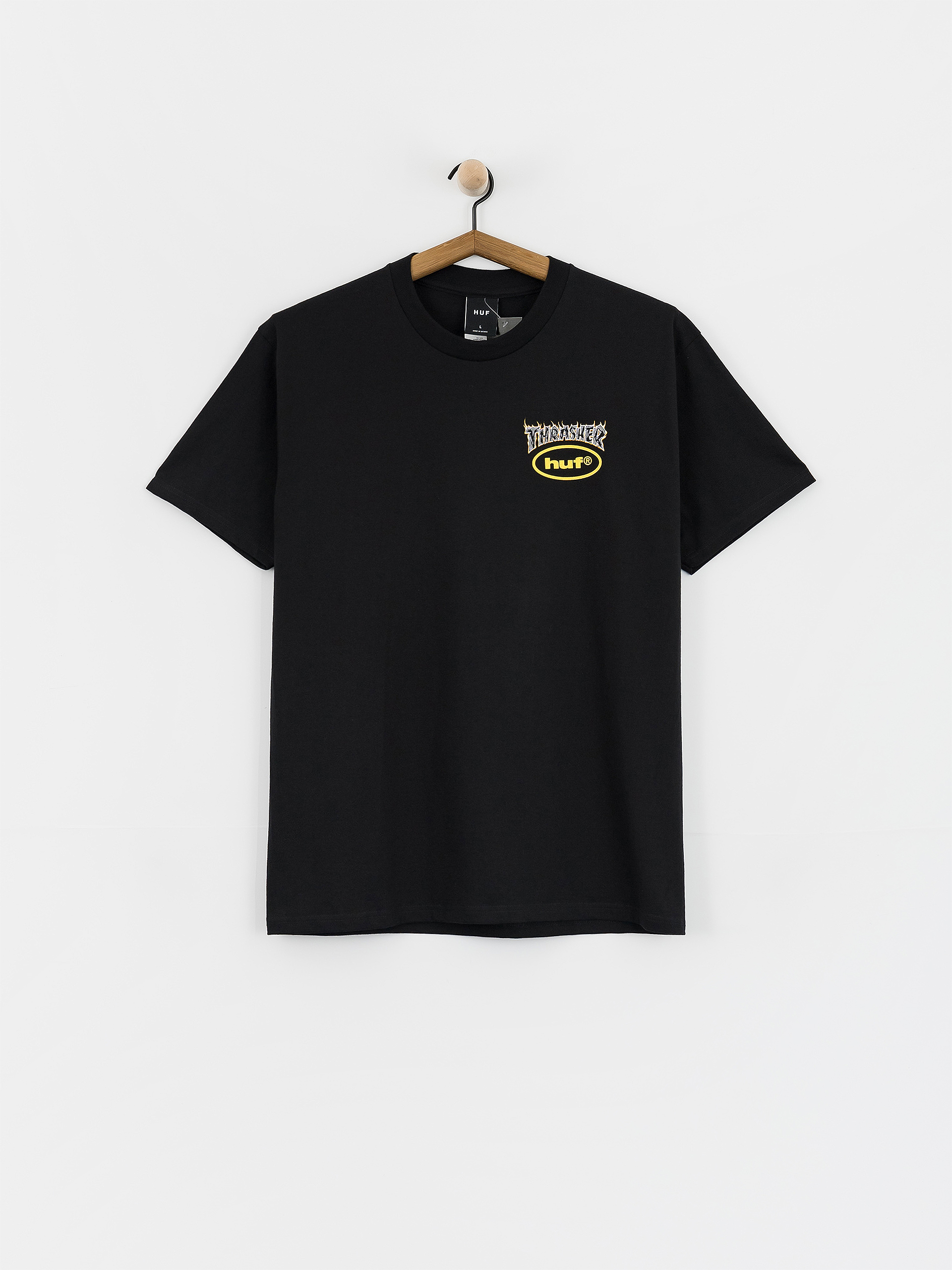 Tricou HUF X Thrasher Meltdown (black)