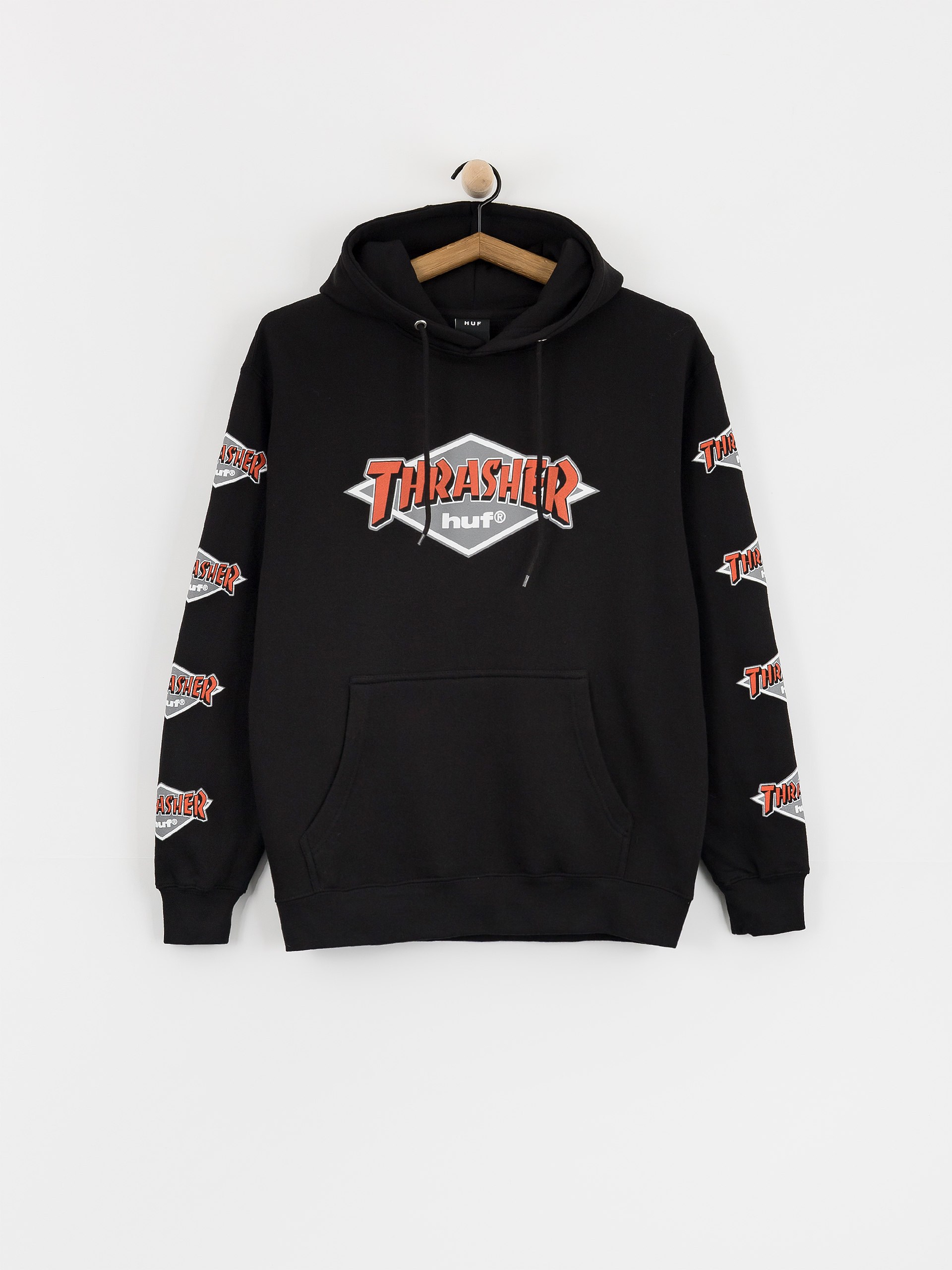 Hanorac cu glugă HUF X Thrasher Logo HD
