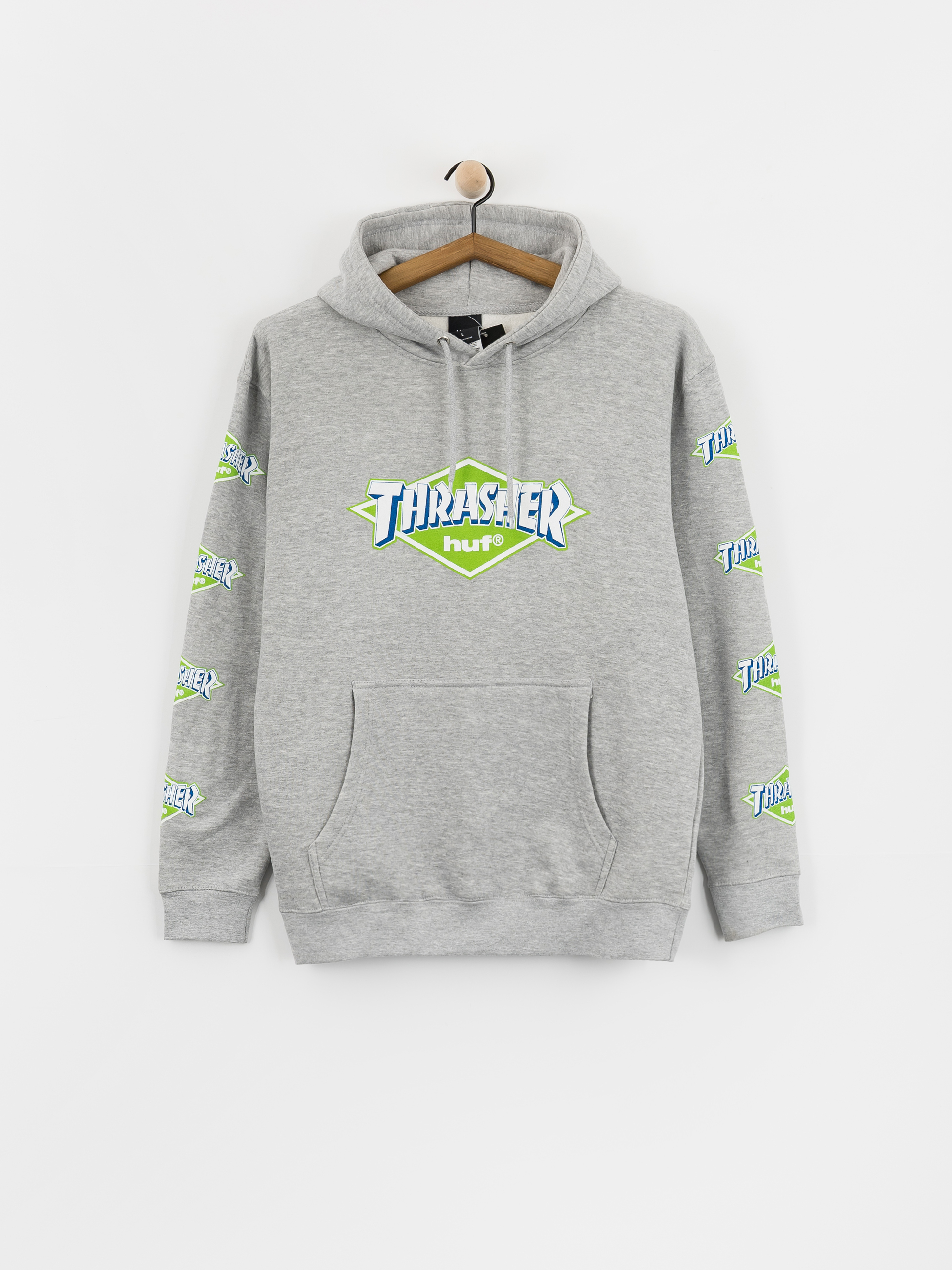 Hanorac cu glugă HUF X Thrasher Logo HD