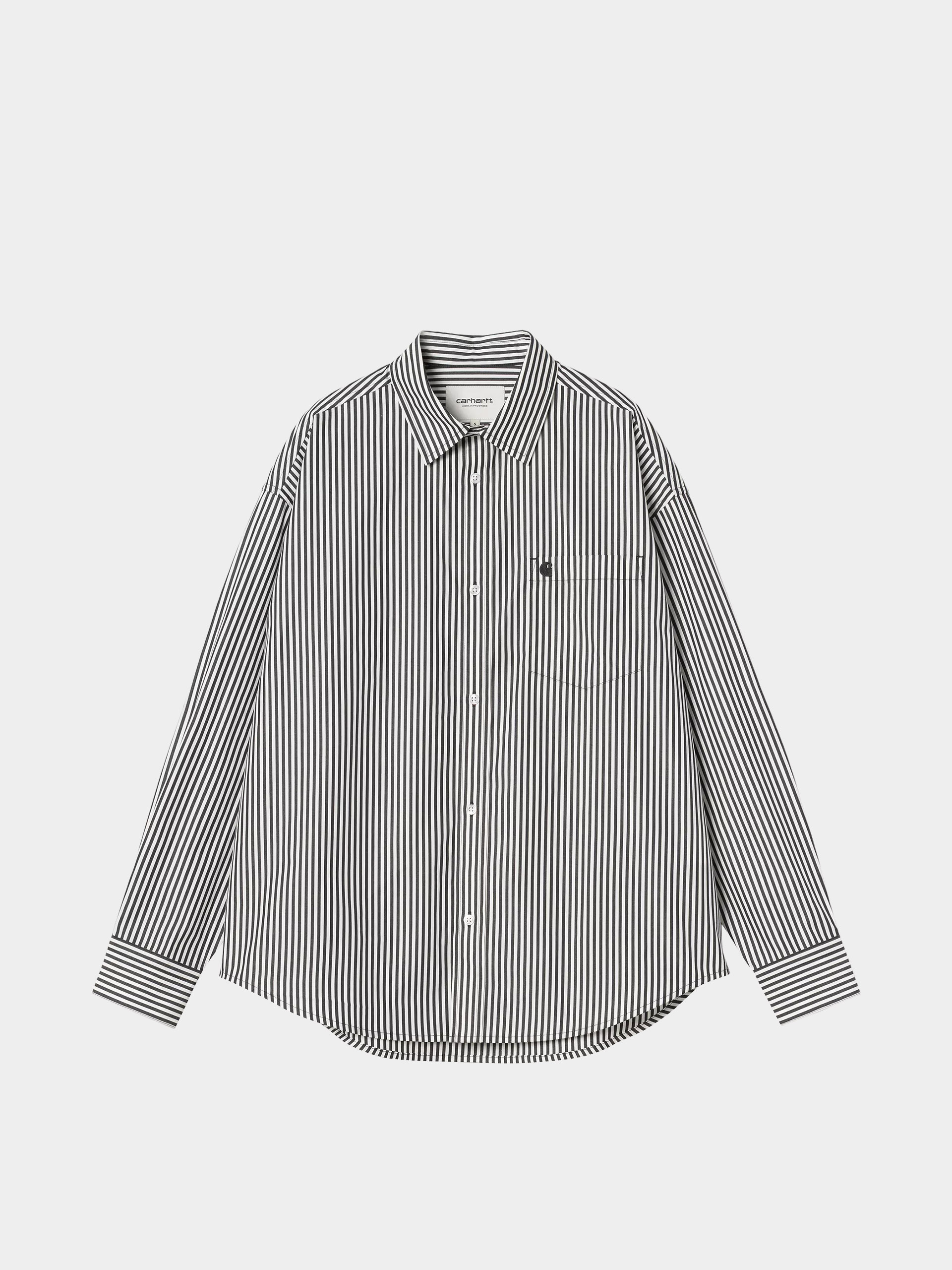 Cămașă Carhartt WIP Daldry Wmn (daldry stripe/black/wax)