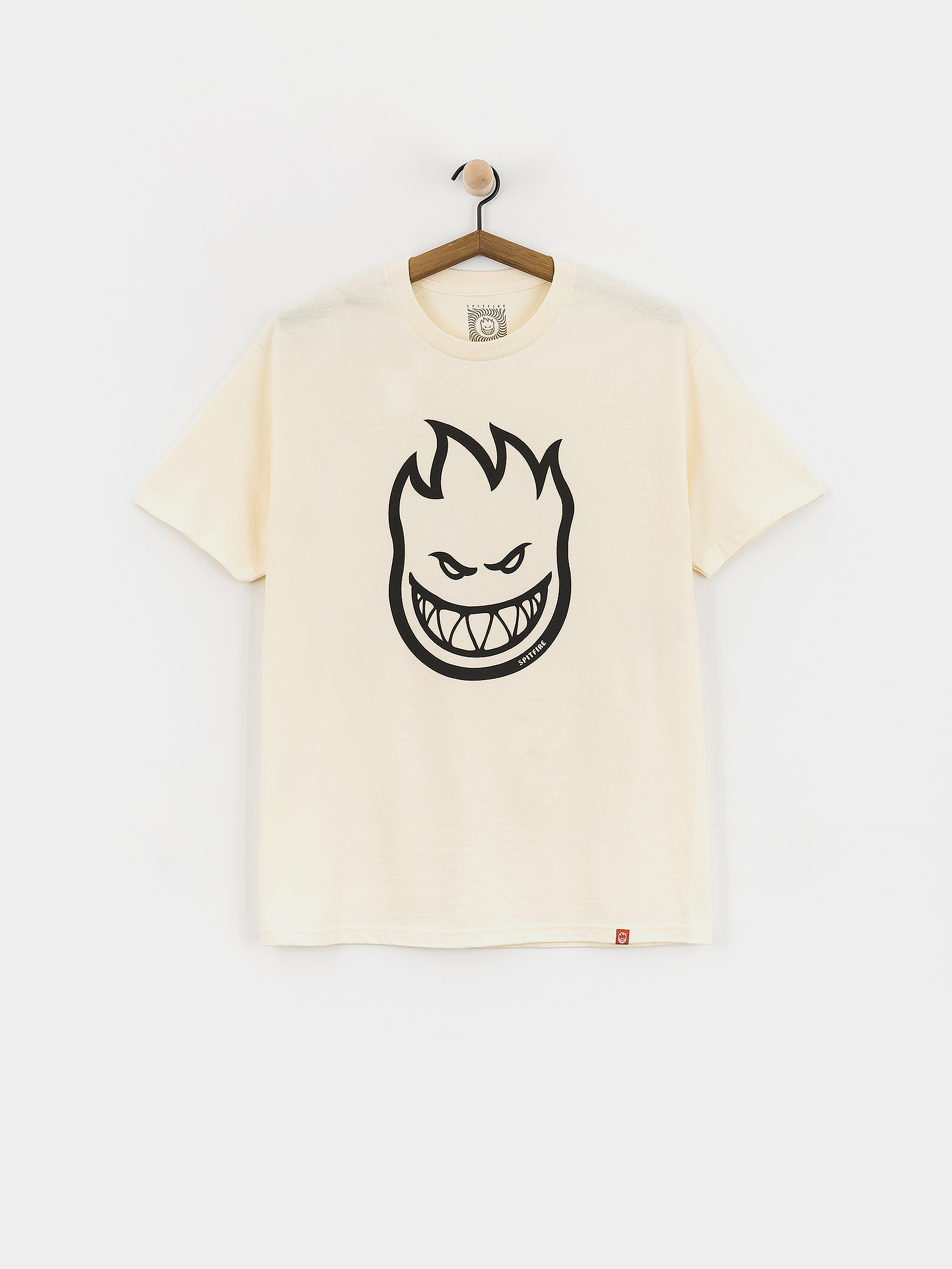 Tricou Spitfire Bighead (cream w/black print)