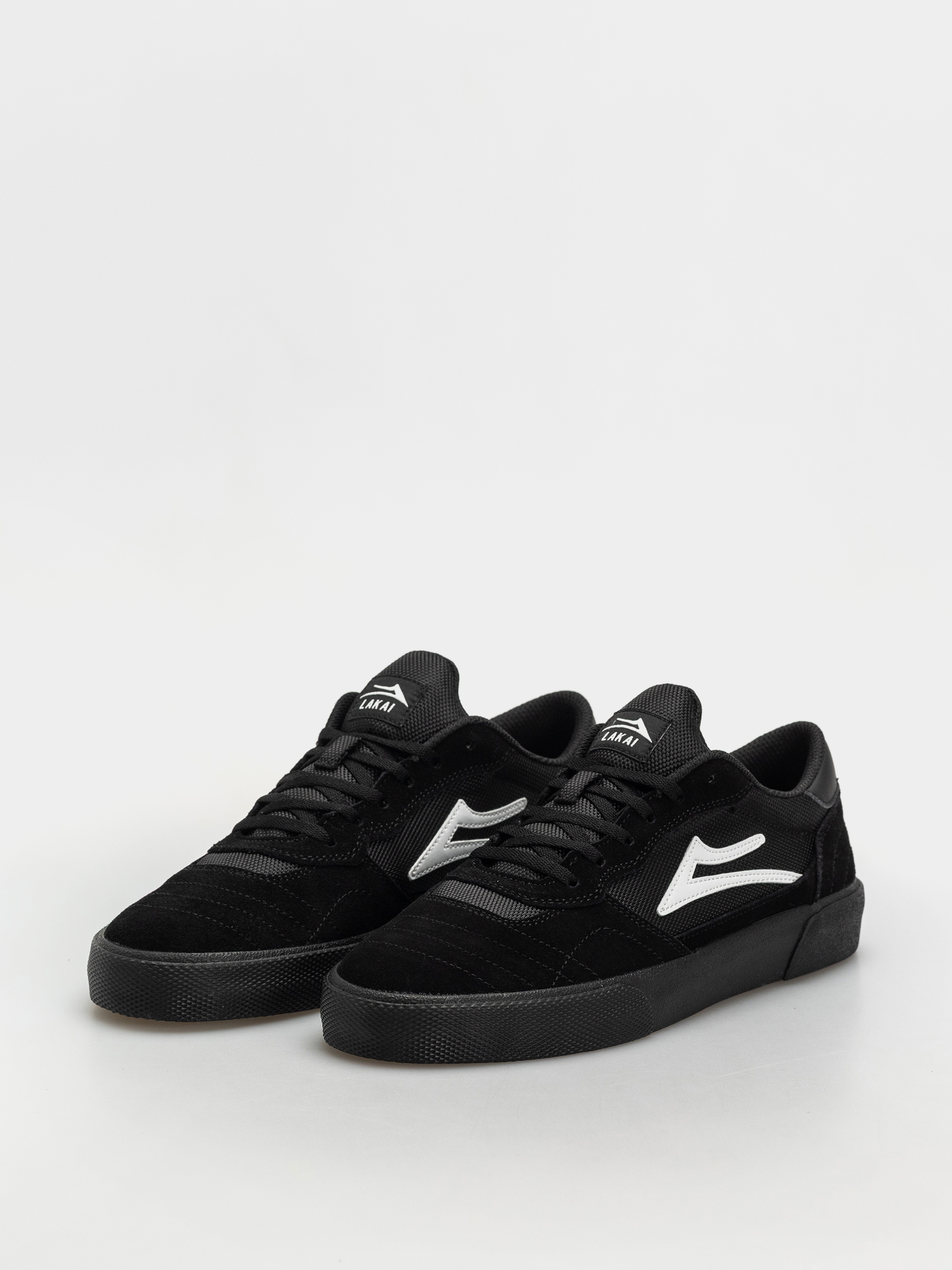 Pantofi Lakai Cambridge (black/black white suede)
