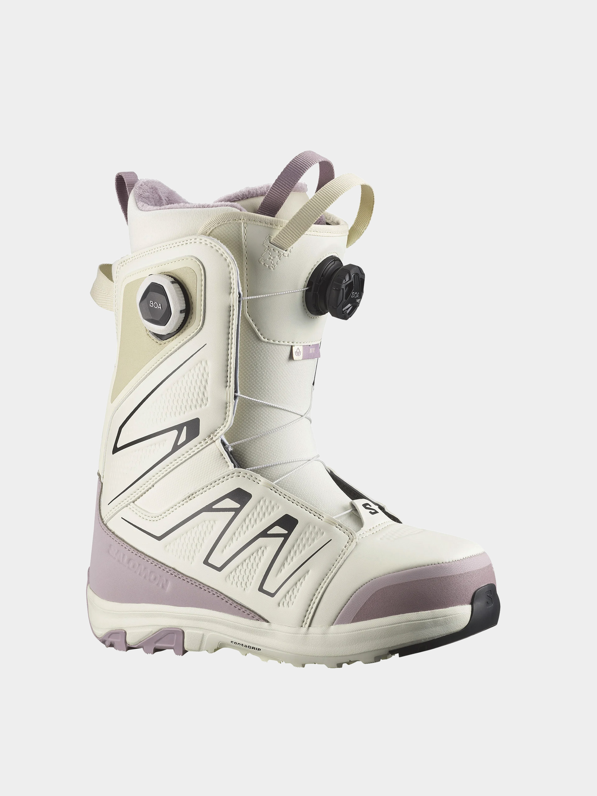 BURTON Clash139 SALOMON IVY BOA 24.5 ｃｍ Încălțăminte pentru snowboard Salomon Ivy Boa Sj Boa Wmn - alb