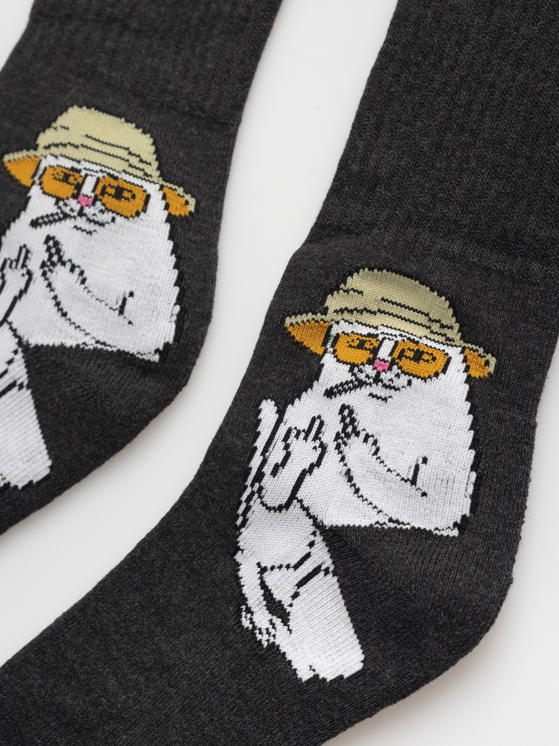 Șosete RipNDip Nermal S Thompson (black heather)