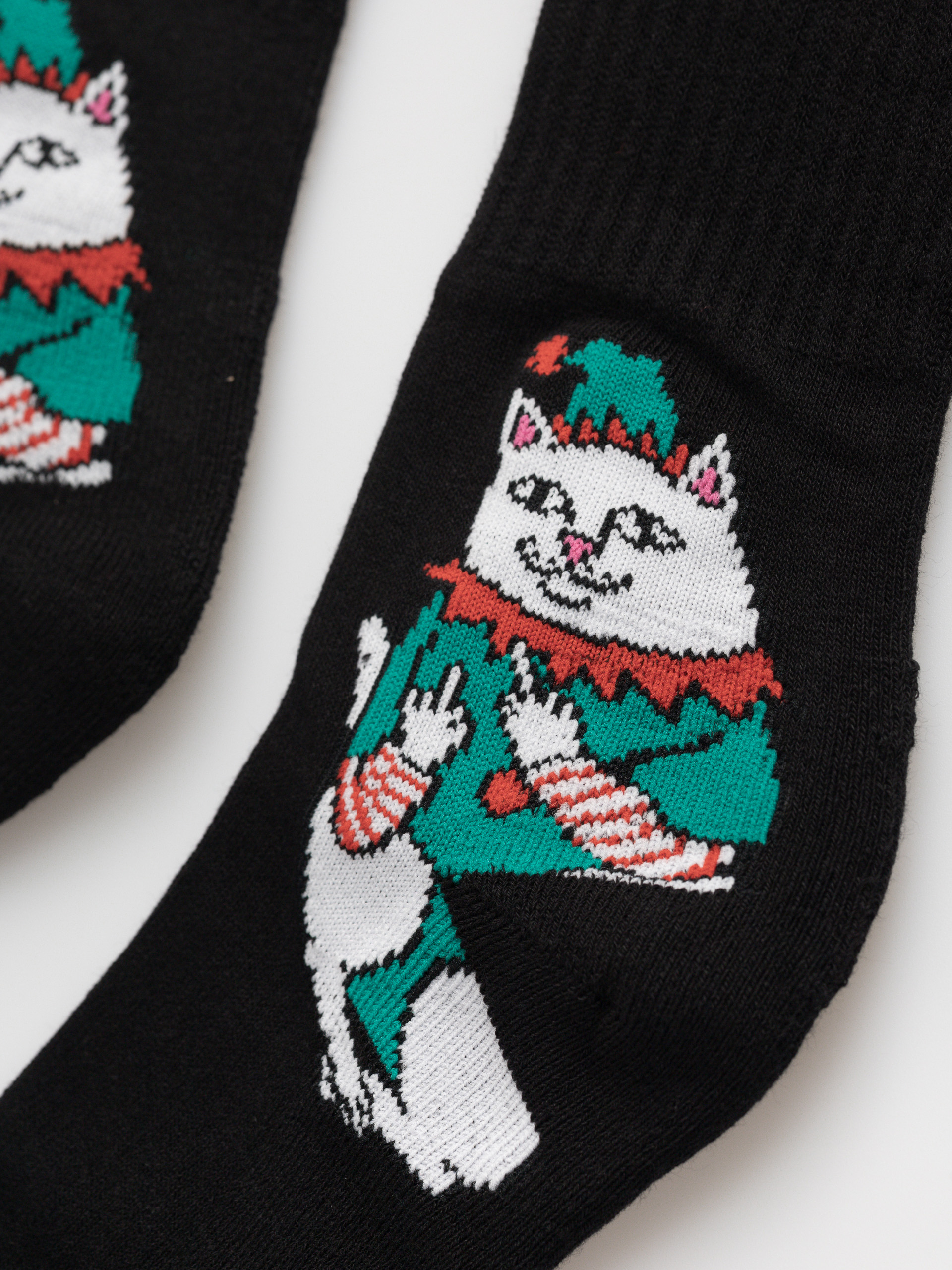 Șosete RipNDip Nermal Elf (black)
