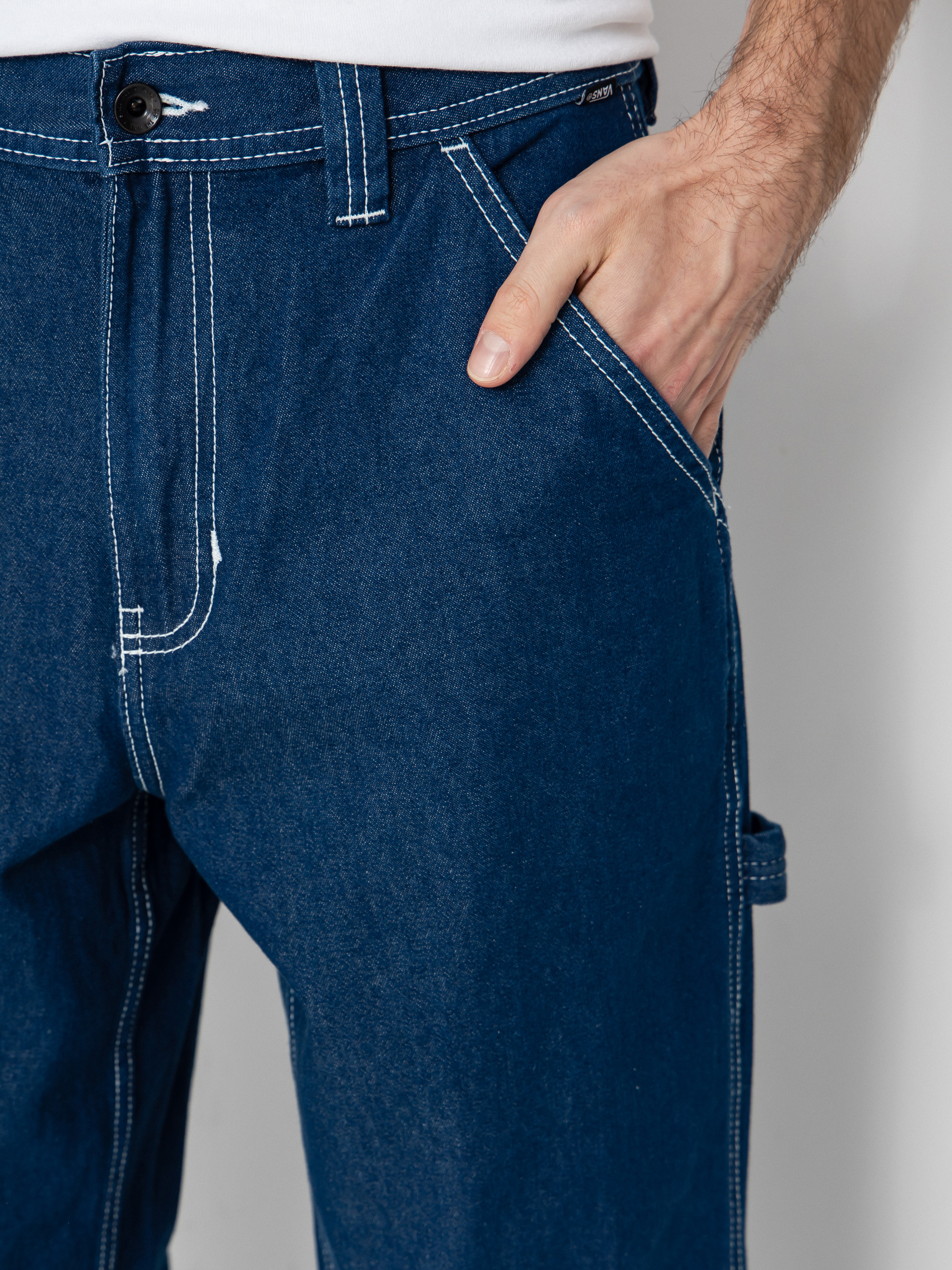 Pantaloni Vans Drill Chore Carpenter Loose Denim (indigo rinse)