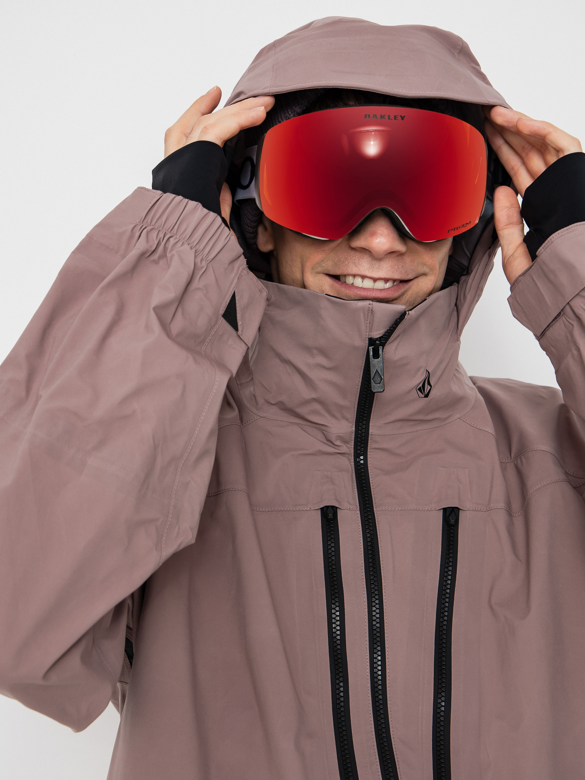 Pentru bărbați Geacă de snowboard Volcom Guch Stretch Gore (mauve)