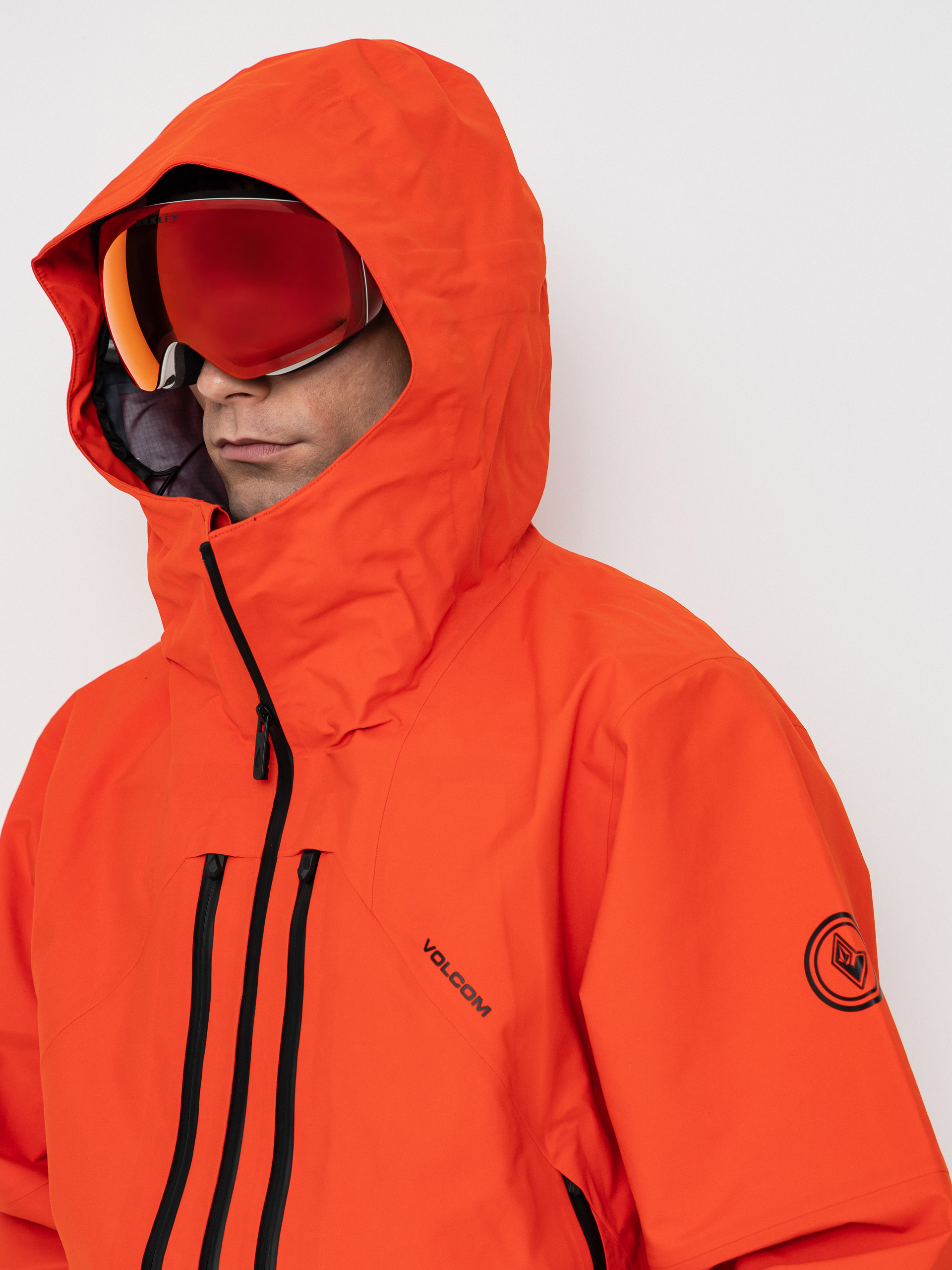 Pentru bărbați Geacă de snowboard Volcom Anyox Guide Gore Pro Shell (orange shock)