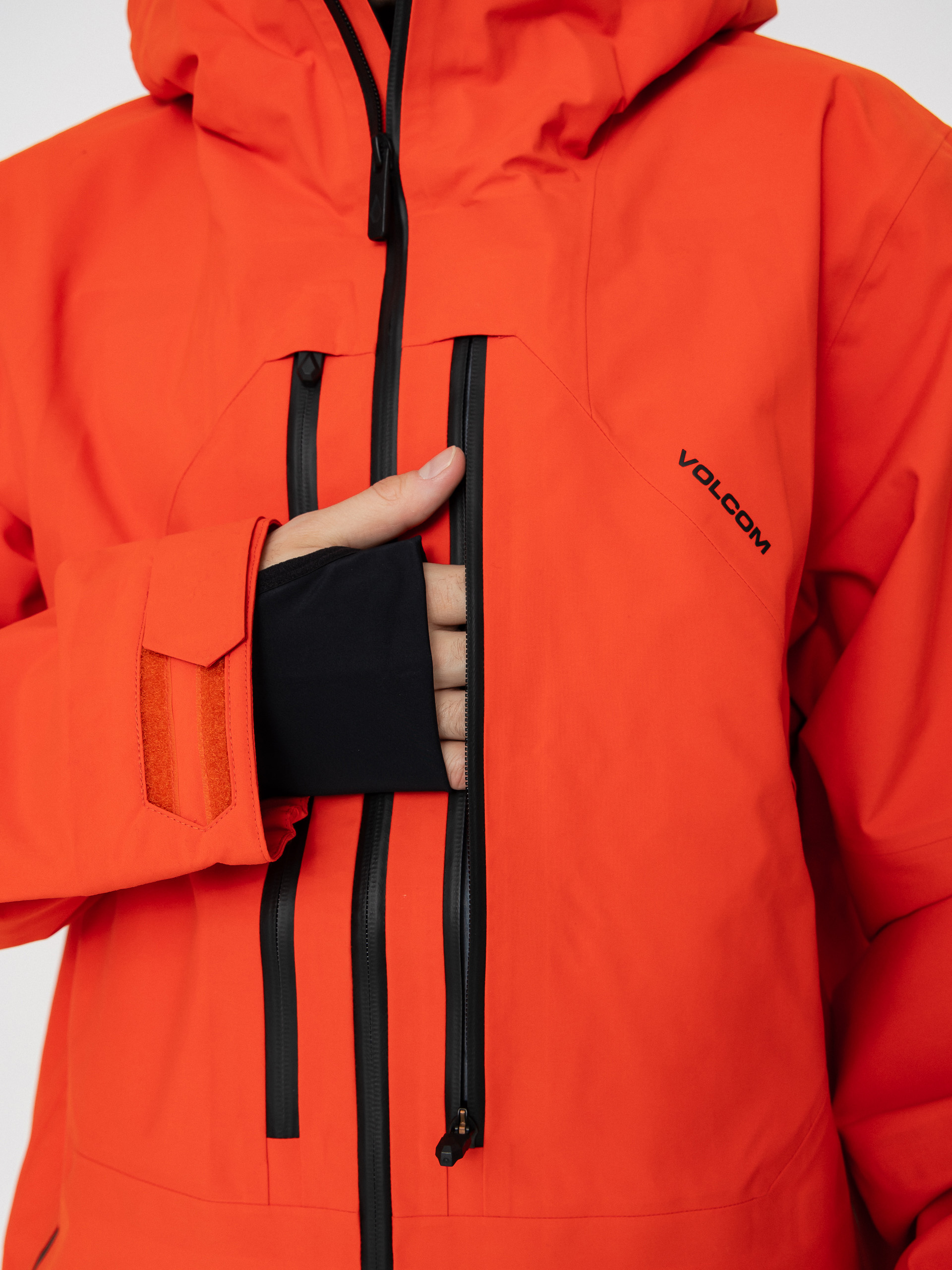 Pentru bărbați Geacă de snowboard Volcom Anyox Guide Gore Pro Shell (orange shock)