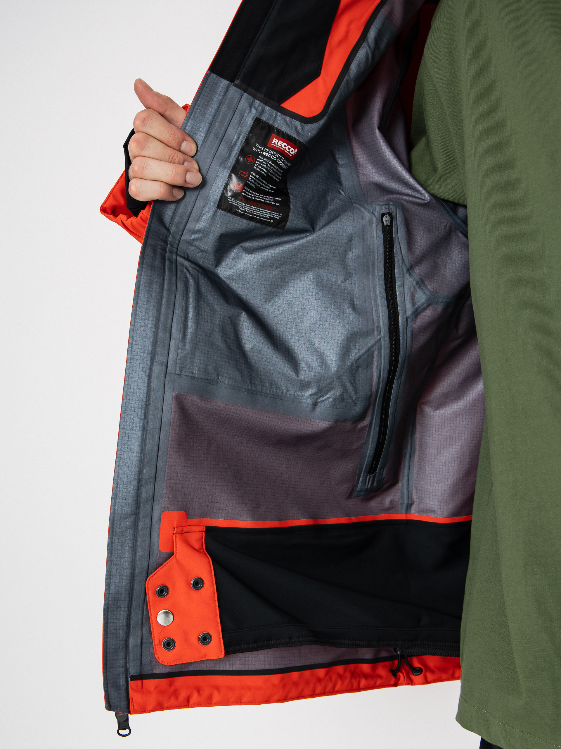 Pentru bărbați Geacă de snowboard Volcom Anyox Guide Gore Pro Shell (orange shock)