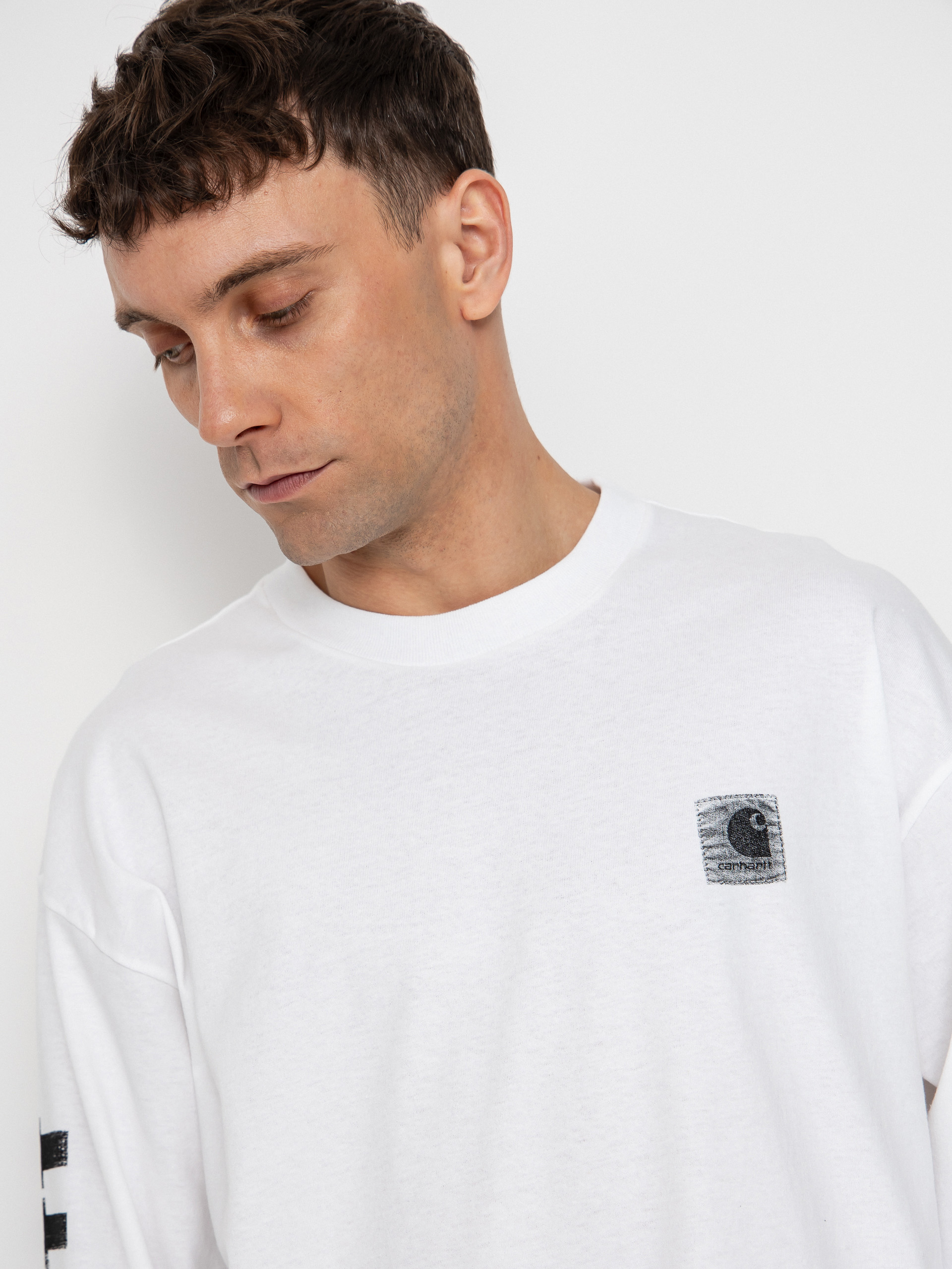 Longsleeve Carhartt WIP Archive Script (white)