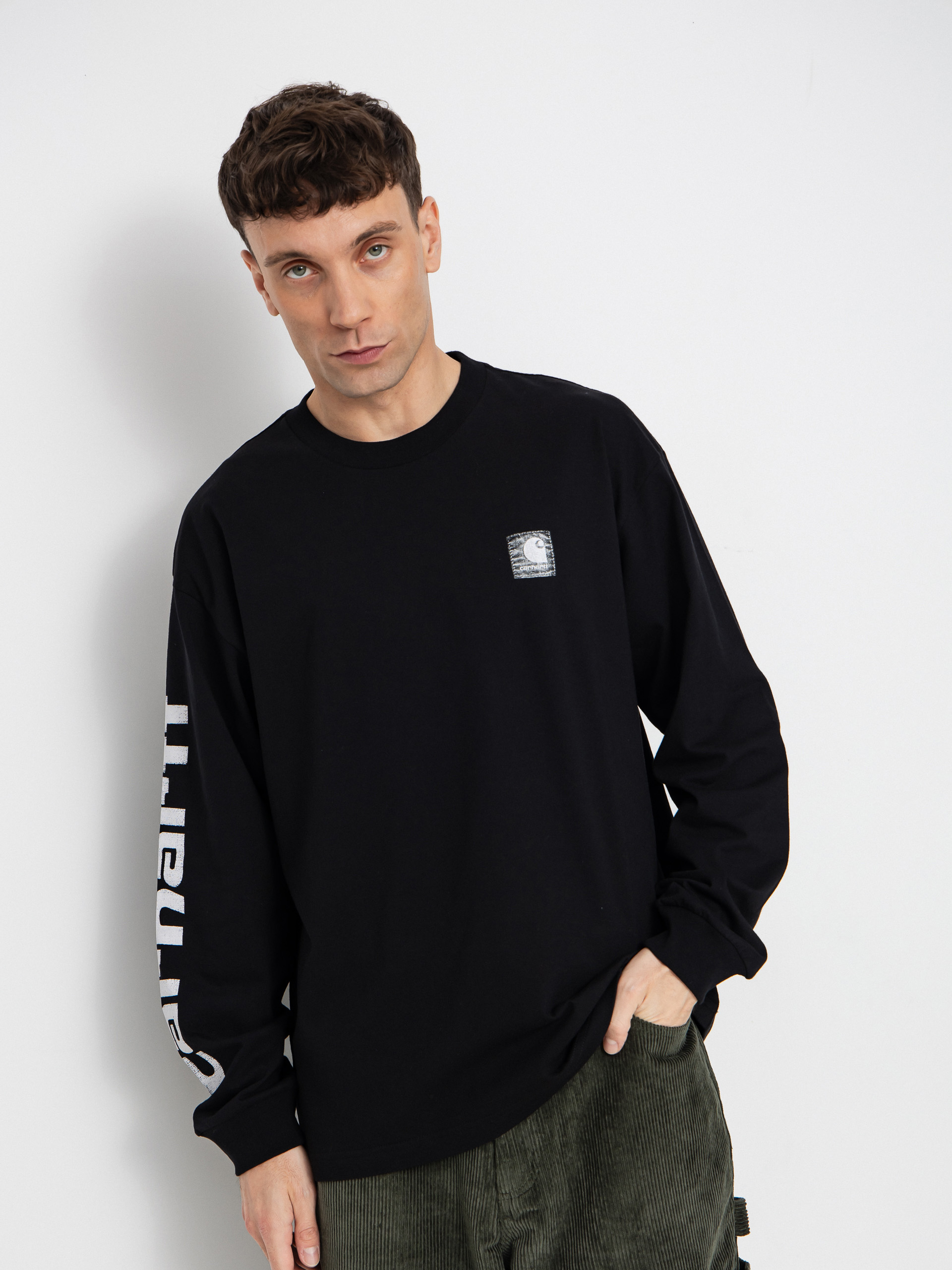 Longsleeve Carhartt WIP Archive Script (black)