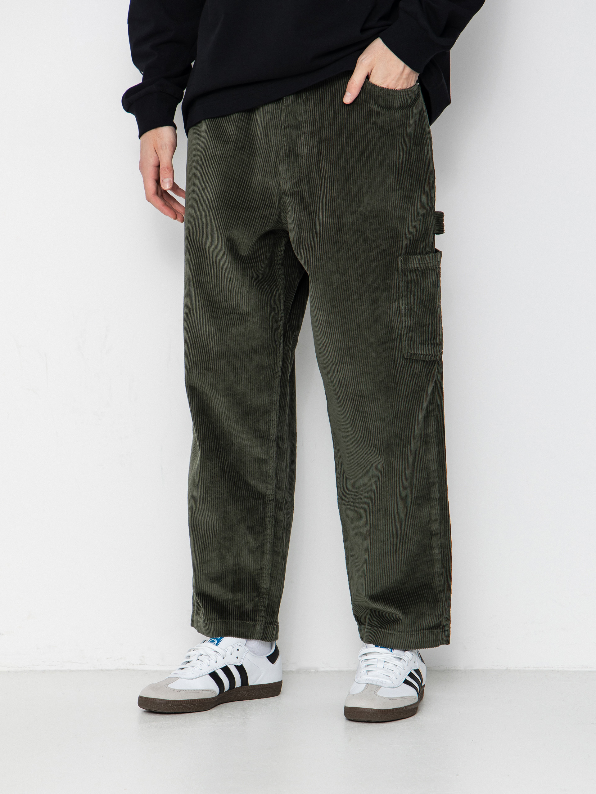 Pantaloni Santa Cruz Carpenter Big (dark moss cord)