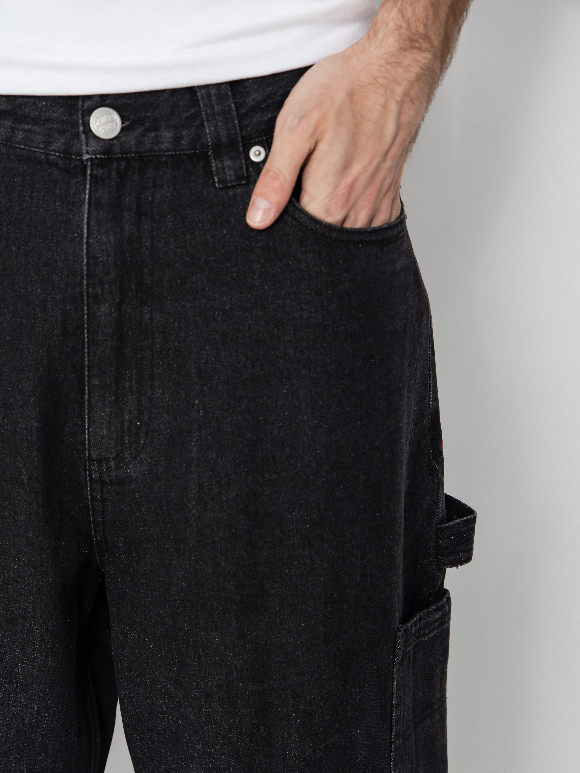 Pantaloni Santa Cruz Carpenter Big (black wash)