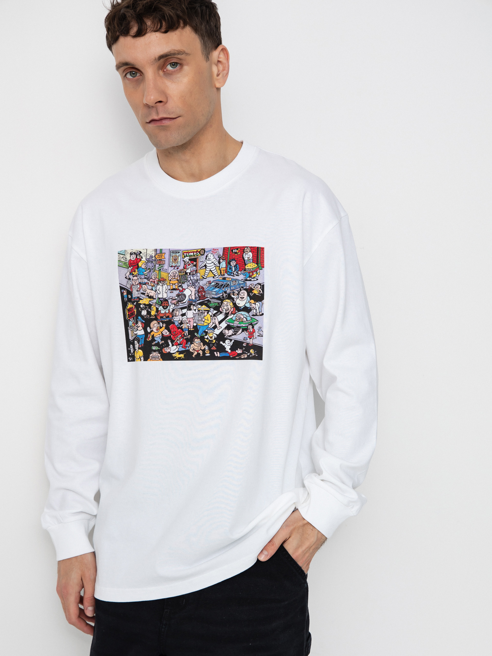 Hanorac cu glugu0103 Polar Skate Dave Cut Outs HD (heather grey)