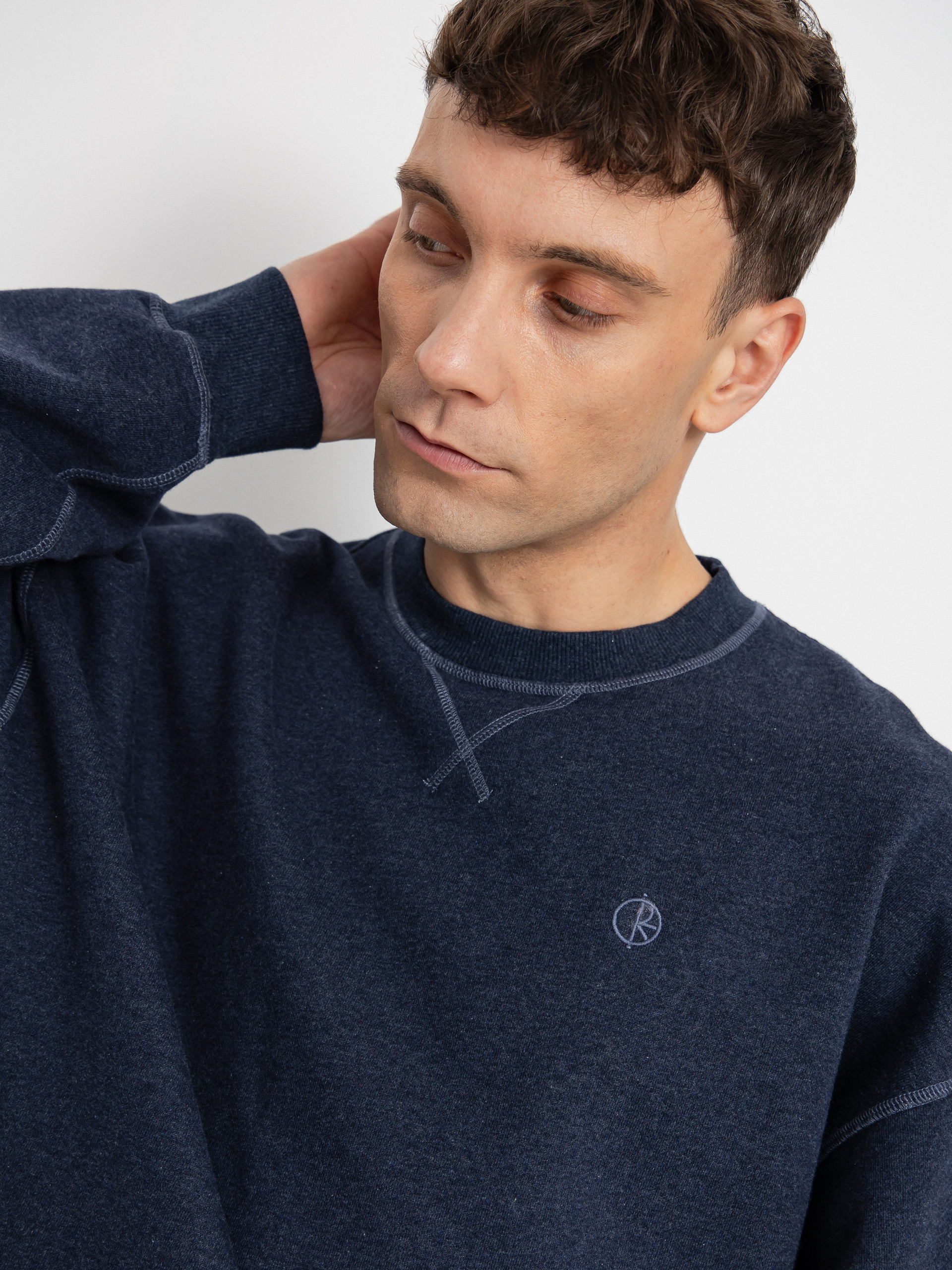 Hanorac Polar Skate Frankie Crewneck (navy melange)