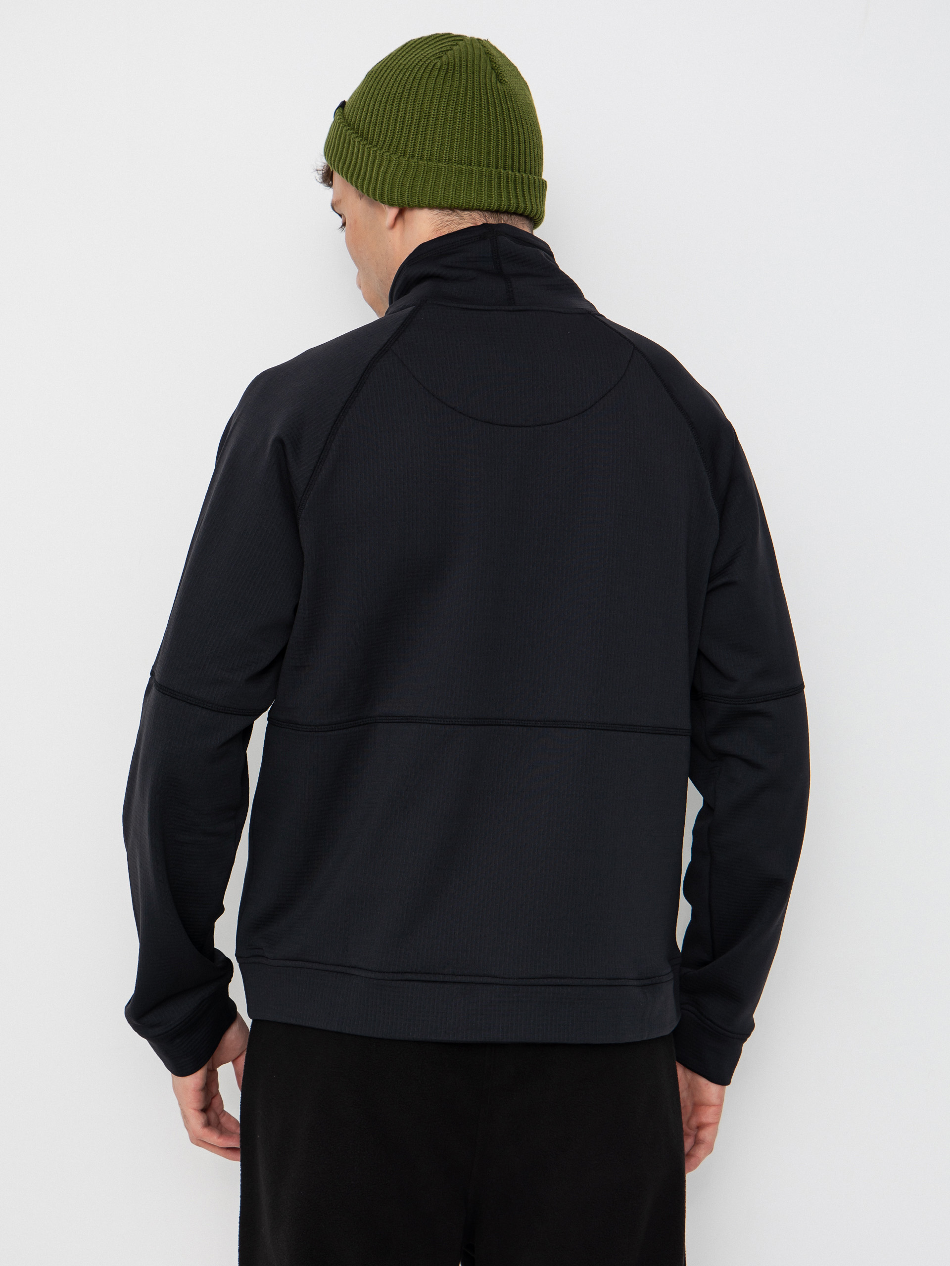 Hanorac Jones Snowboards Flagship Rec Grid 1/2 Zip (stealth black)