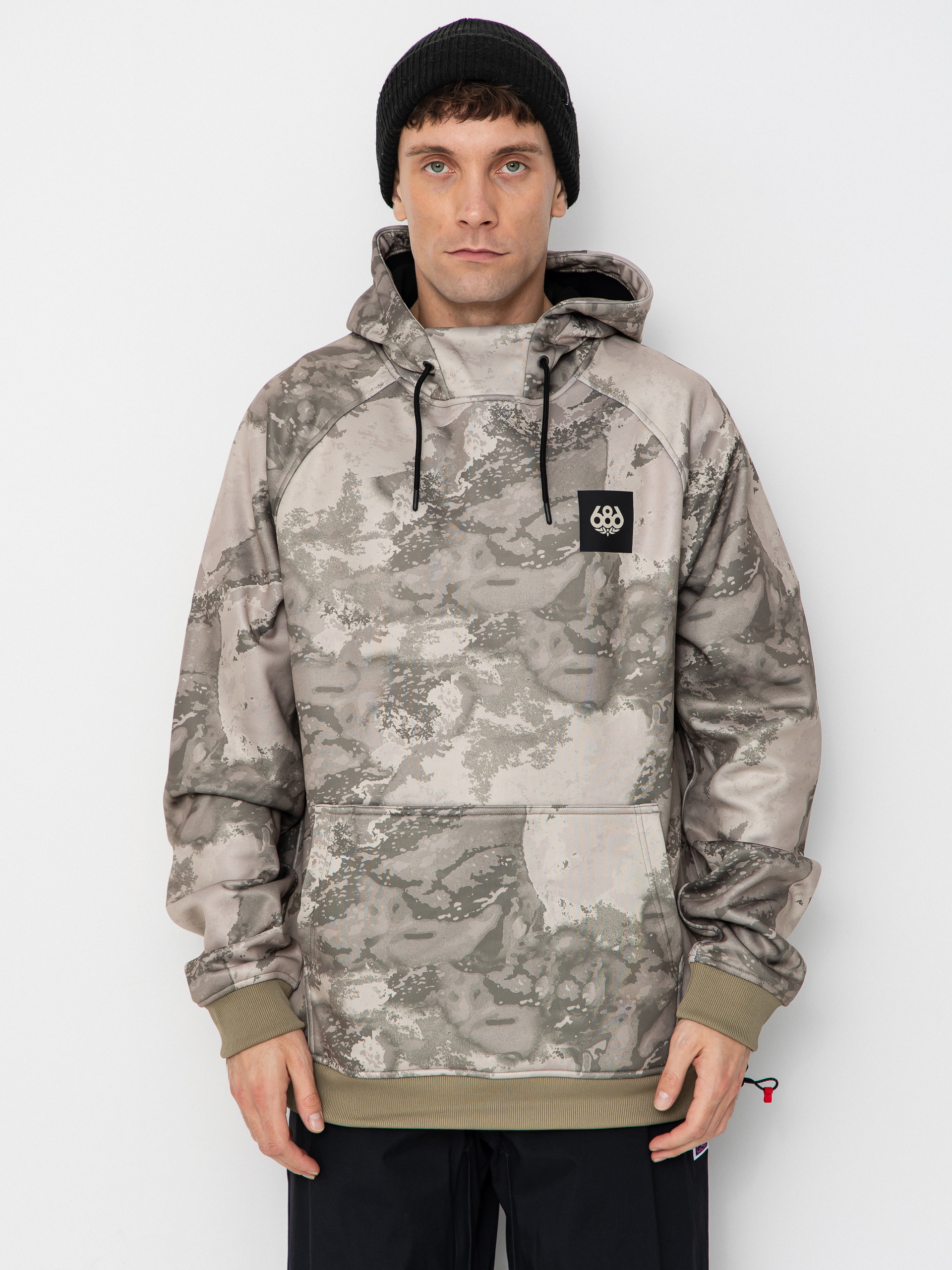 Hanorac termic 686 Bonded Fleece HD (limestone hemisphere print)