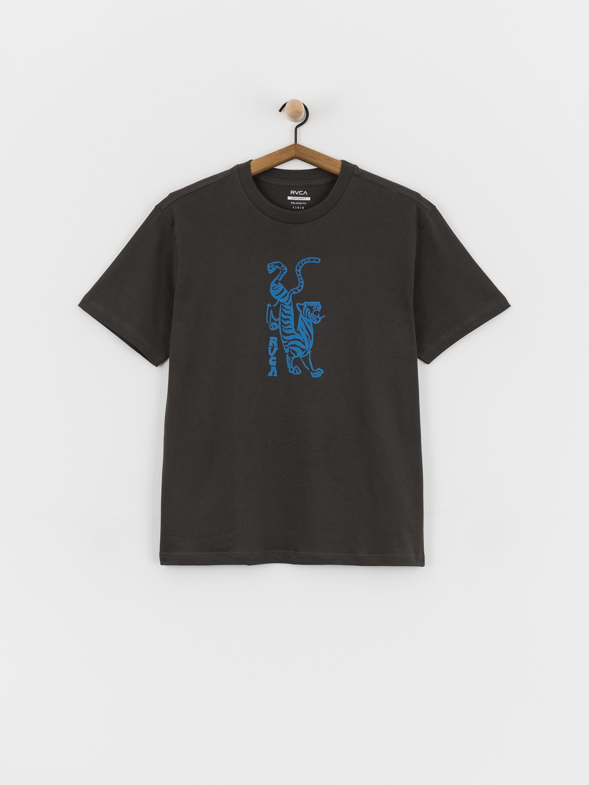 Tricou RVCA Balance Tiger (pirate black)