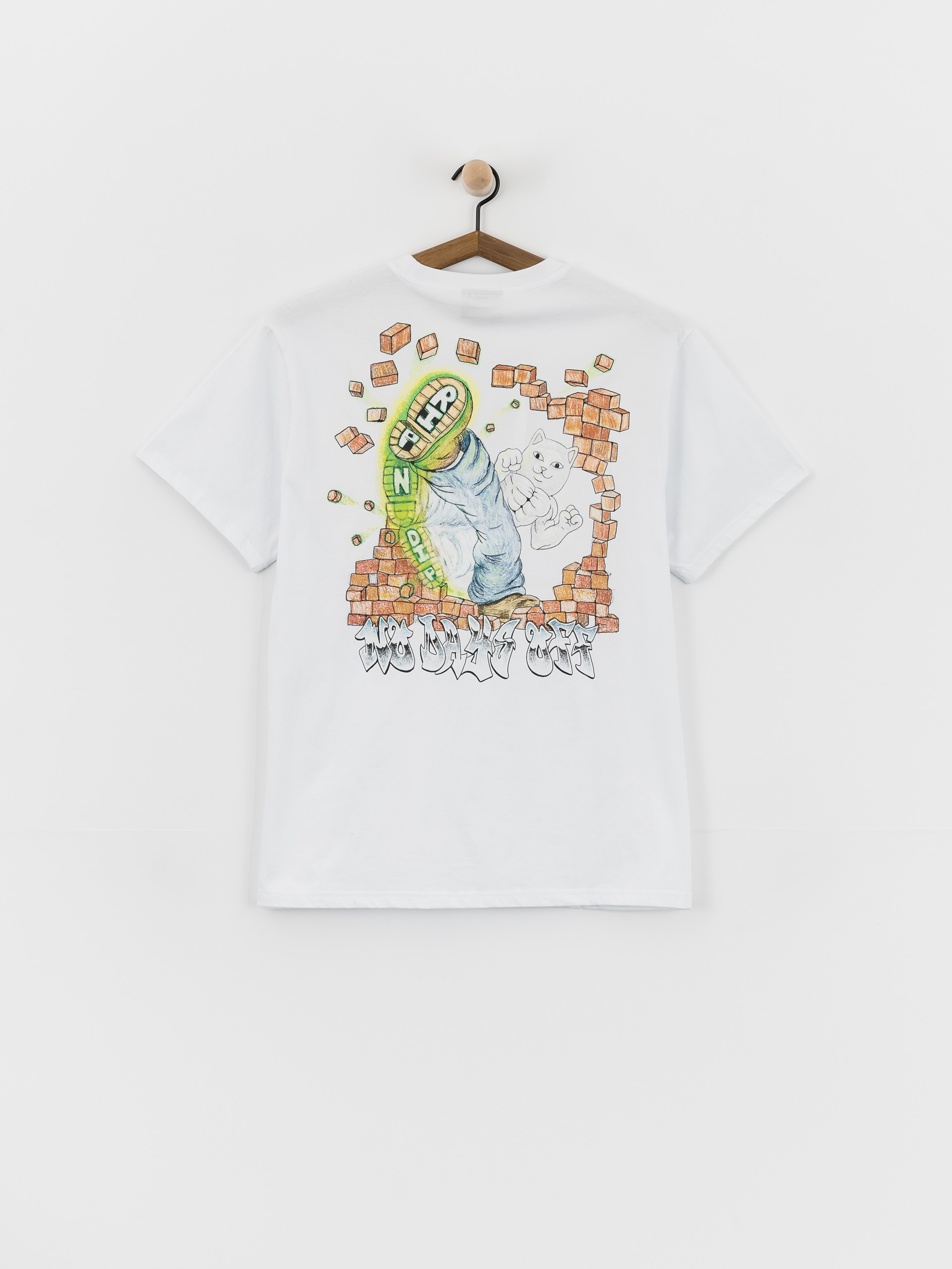 Tricou RipNDip Karate Kat (white)
