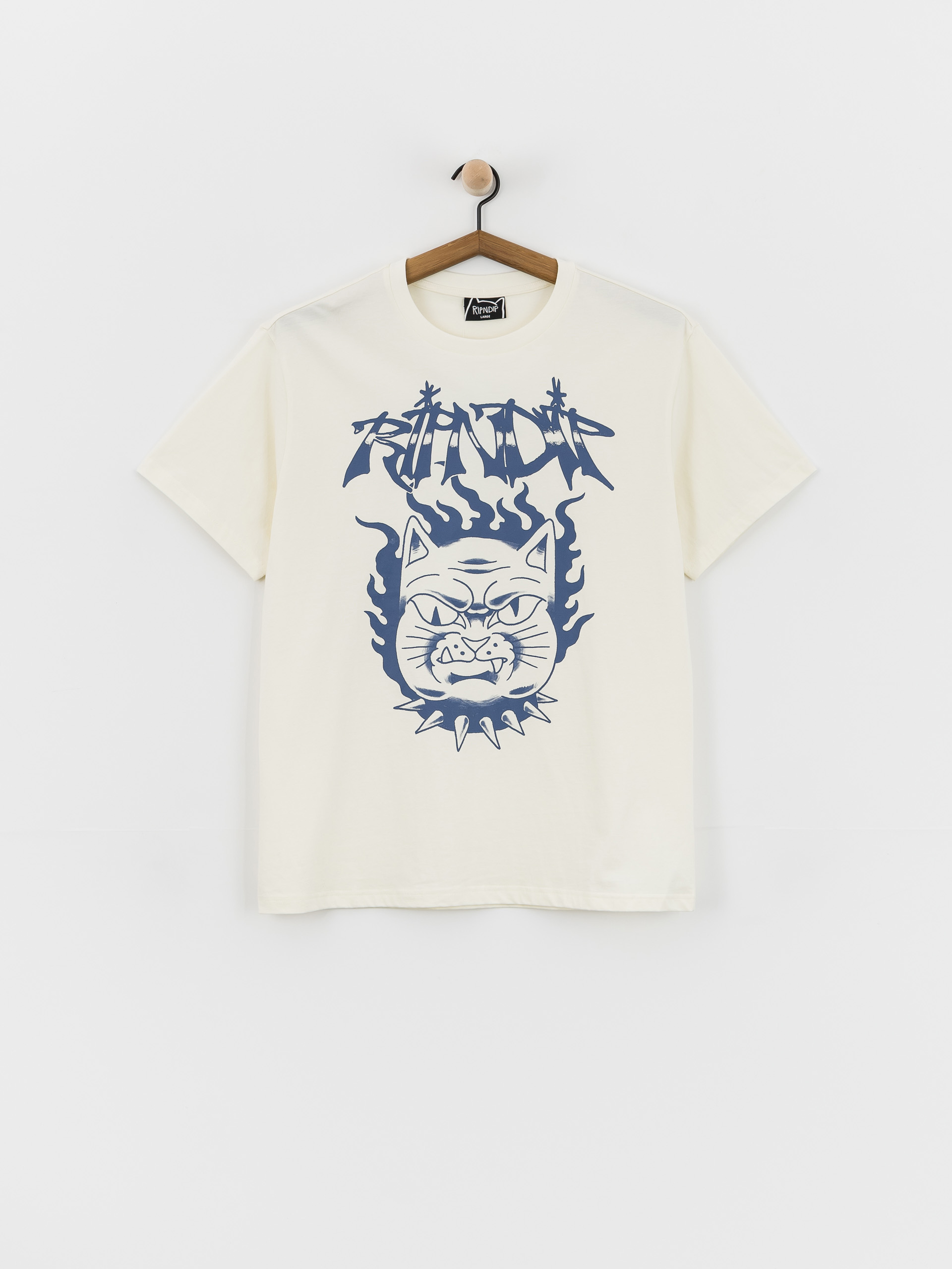 Tricou RipNDip The Happiest Cat (bone)