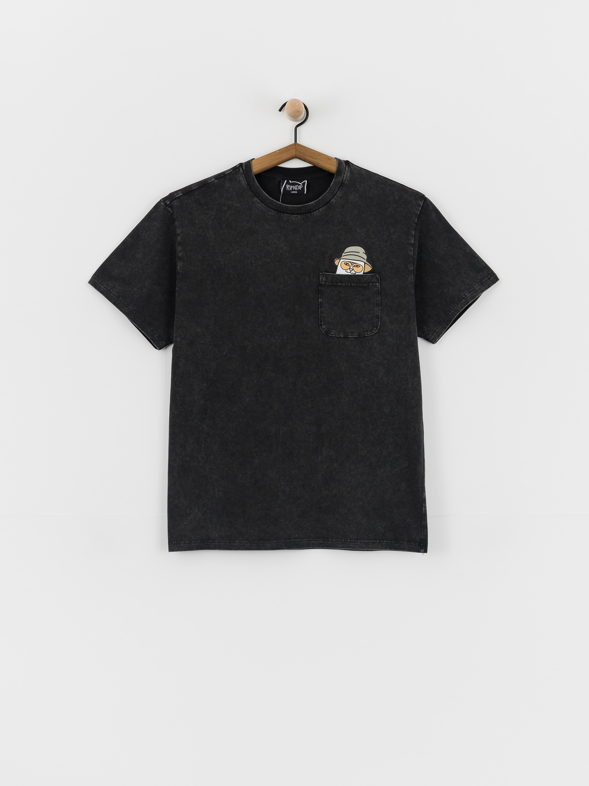 Tricou RipNDip Nermal S Thompson Pocket (black mineral wash)