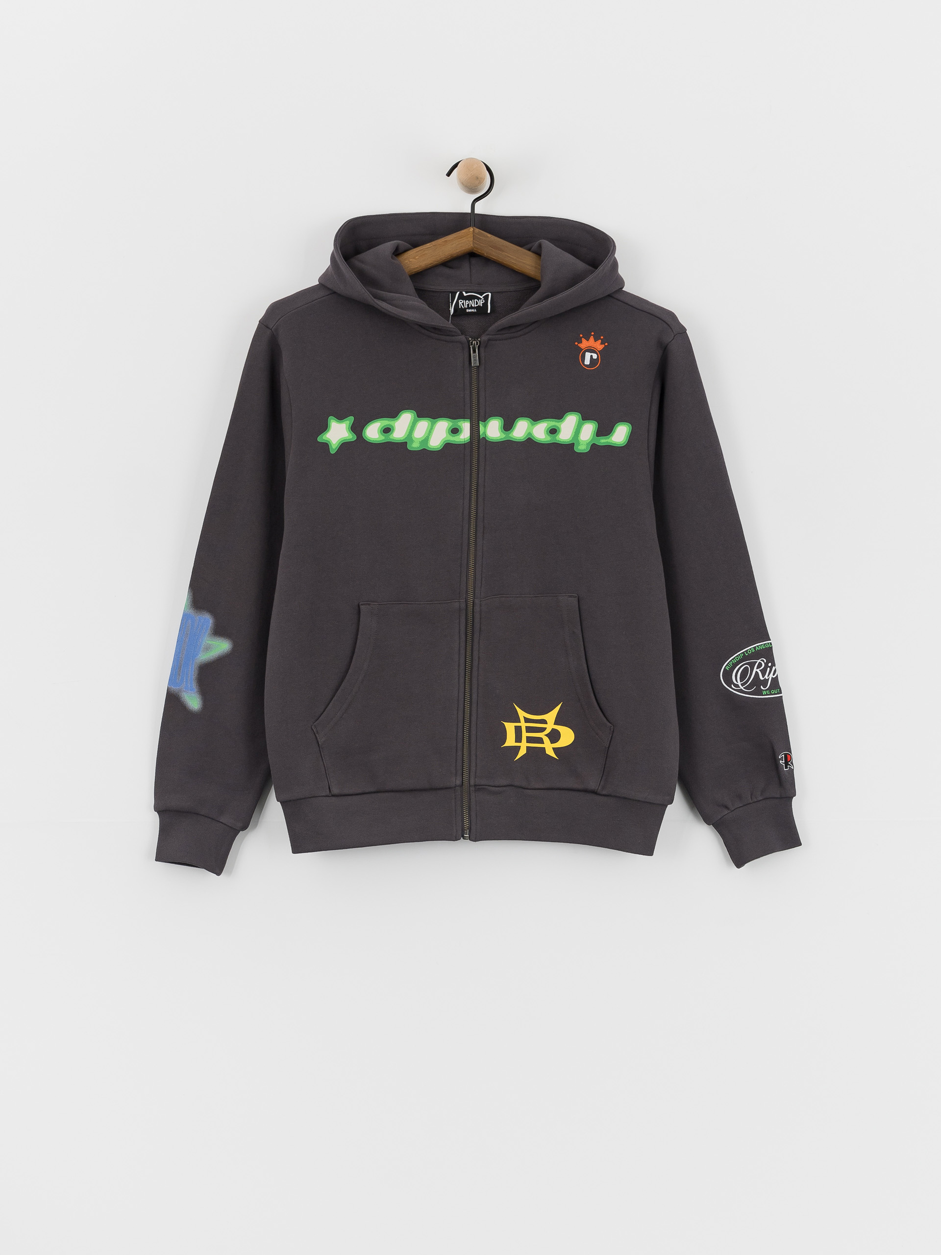 Hanorac cu glugă RipNDip Allure Zip HD (black)