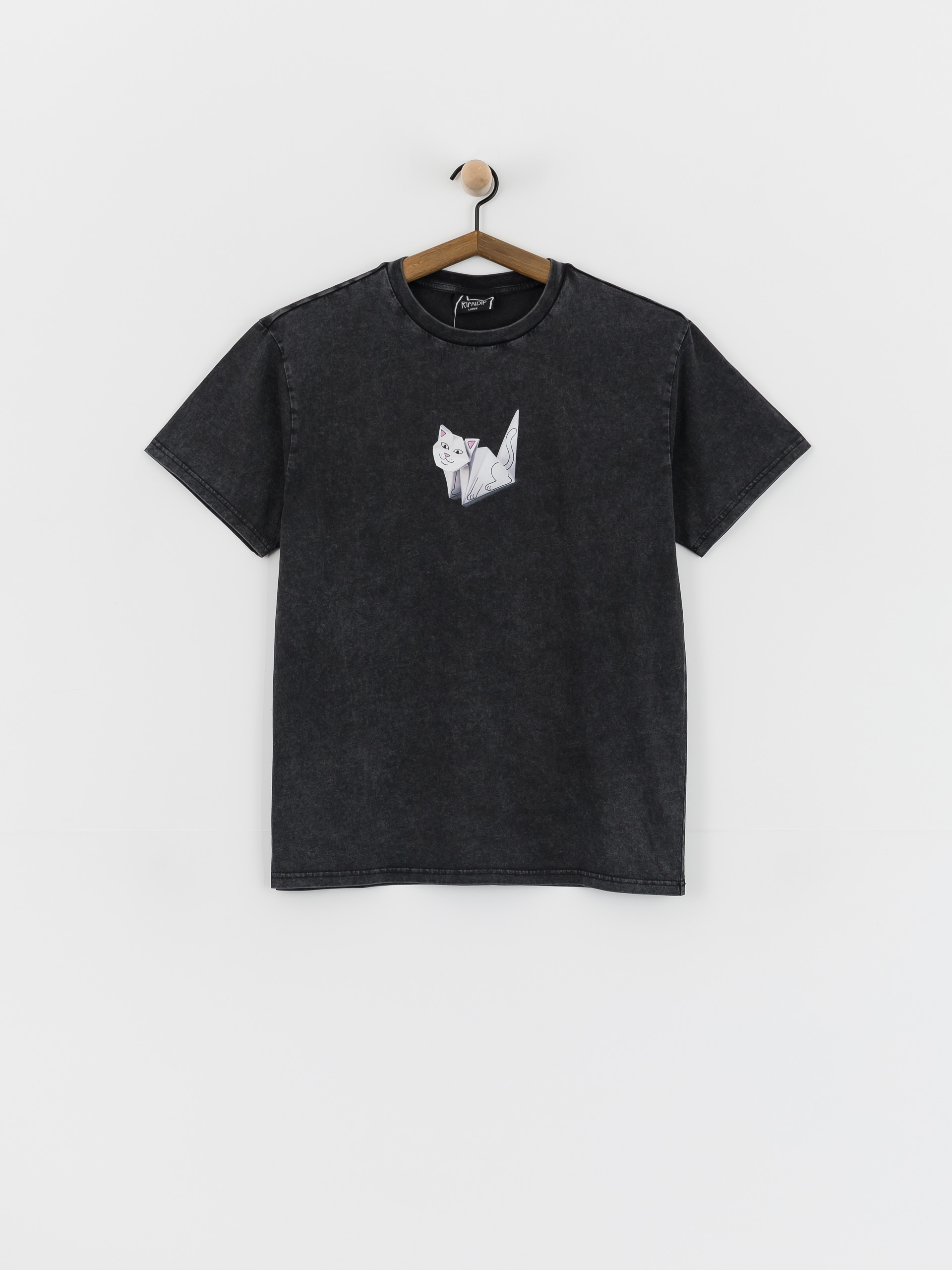 Tricou RipNDip Origami (black vintage wash)