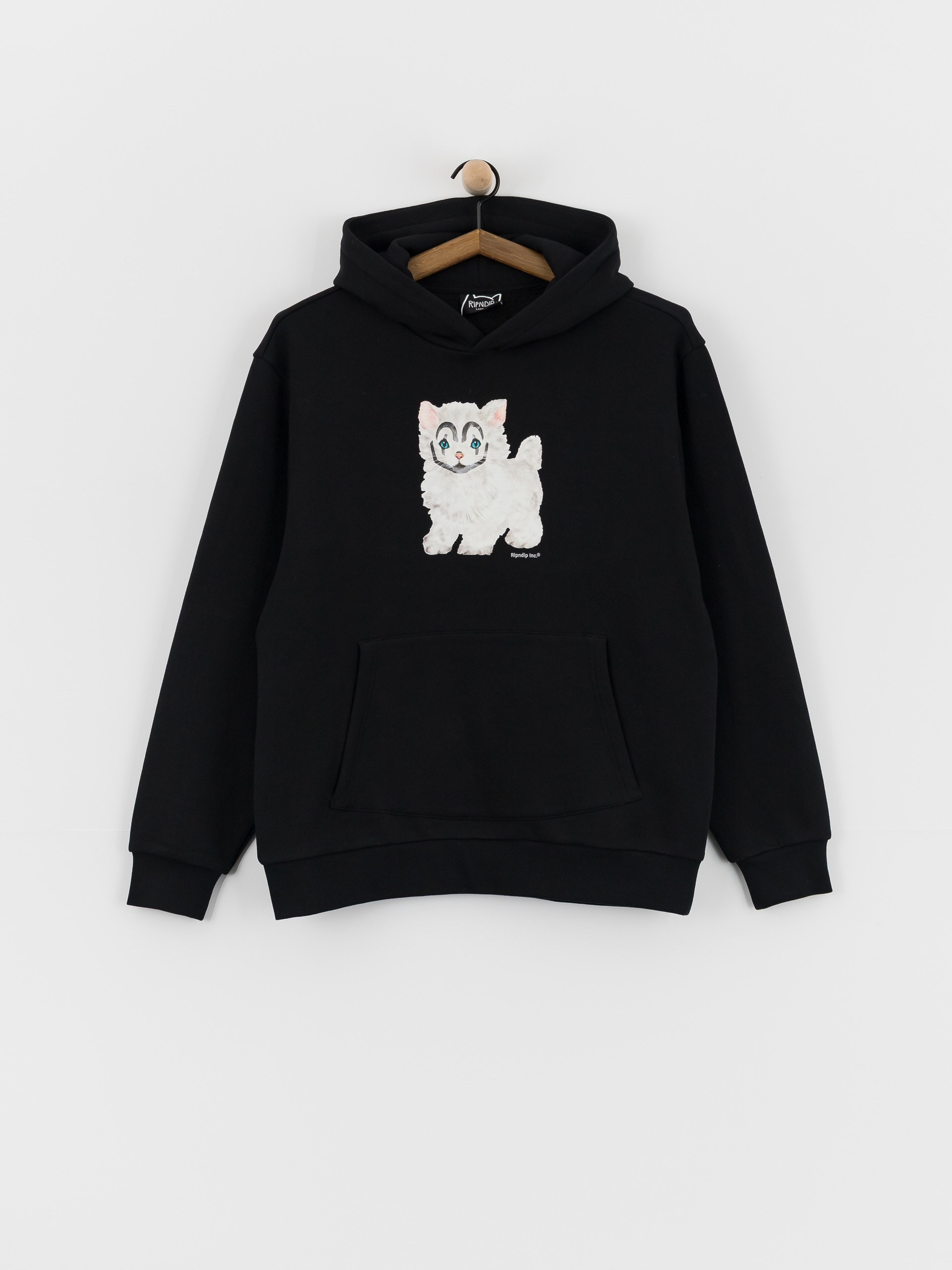 Hanorac cu glugă RipNDip Pet Me Im Cute HD (black)