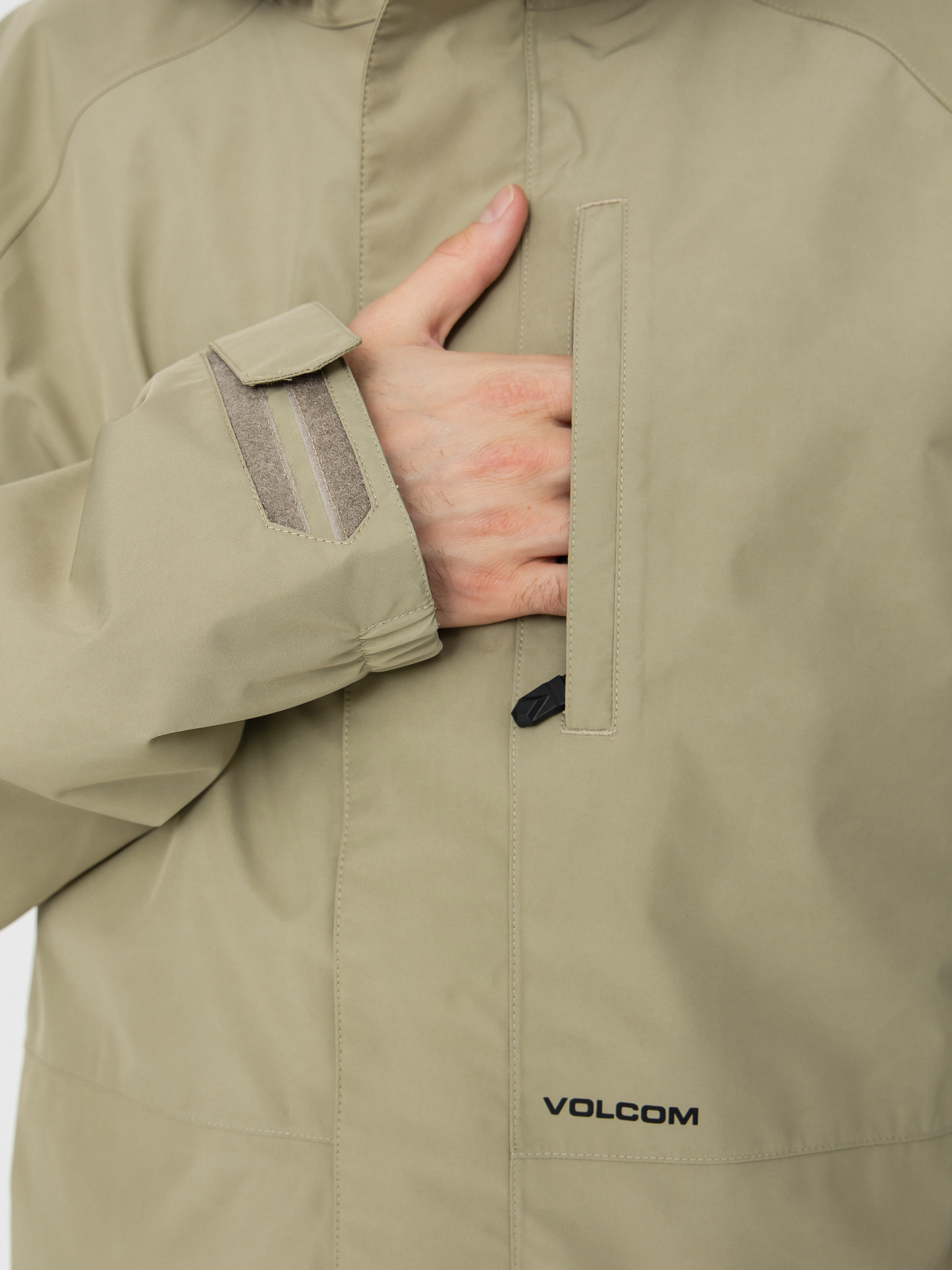 Pentru bărbați Geacă de snowboard Volcom Dua Ins Gore Tex (moss green)