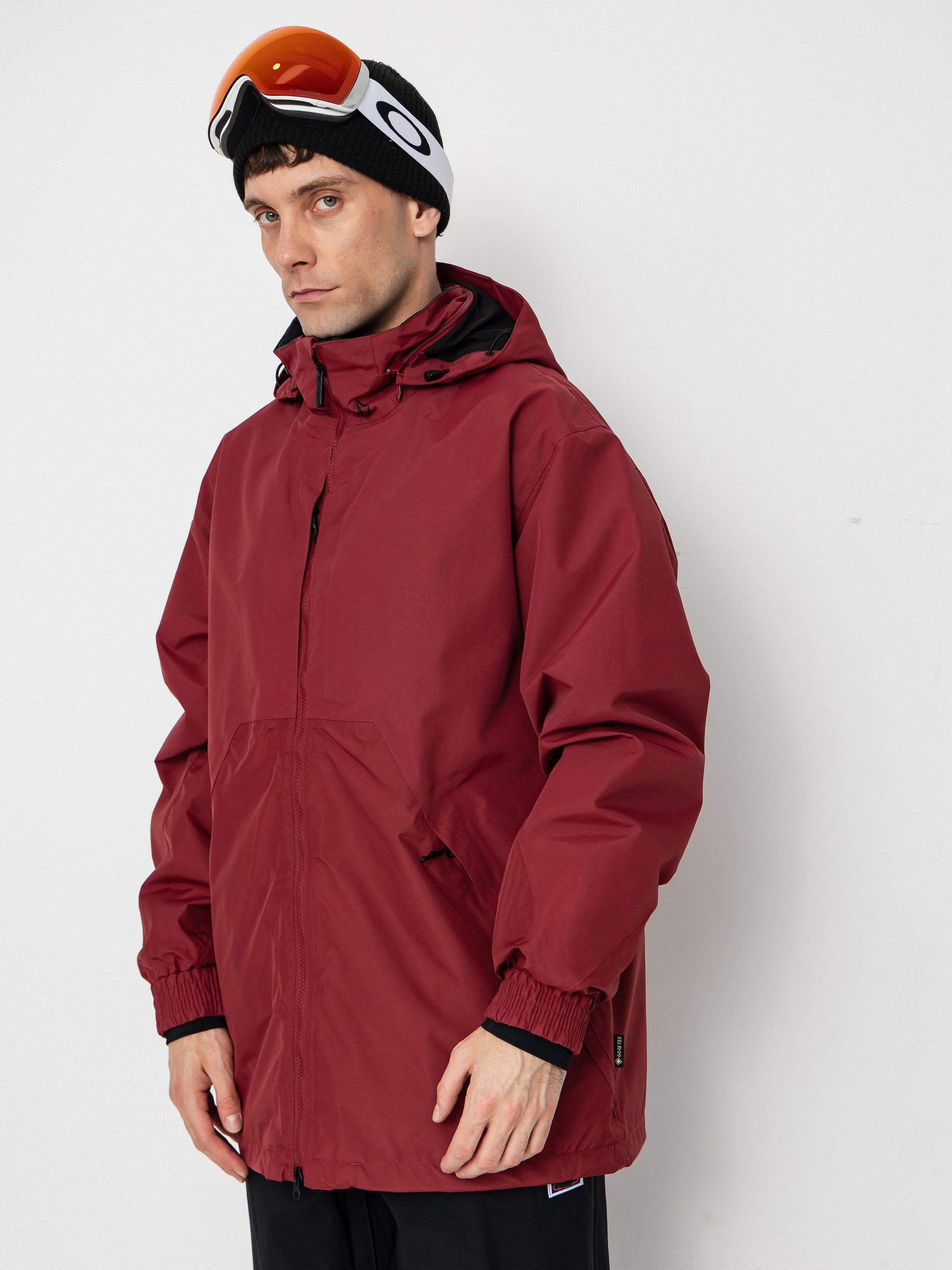 Pentru bărbați Geacă de snowboard Volcom Longo Gore Tex (burnt red)