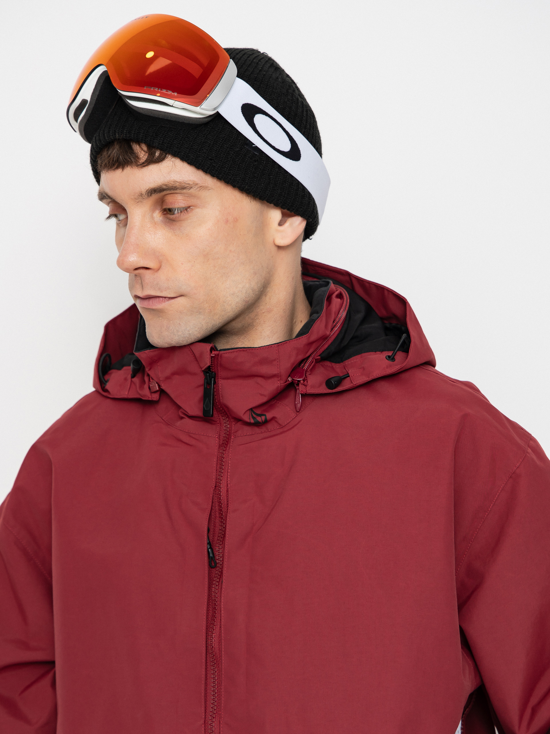 Pentru bărbați Geacă de snowboard Volcom Longo Gore Tex (burnt red)