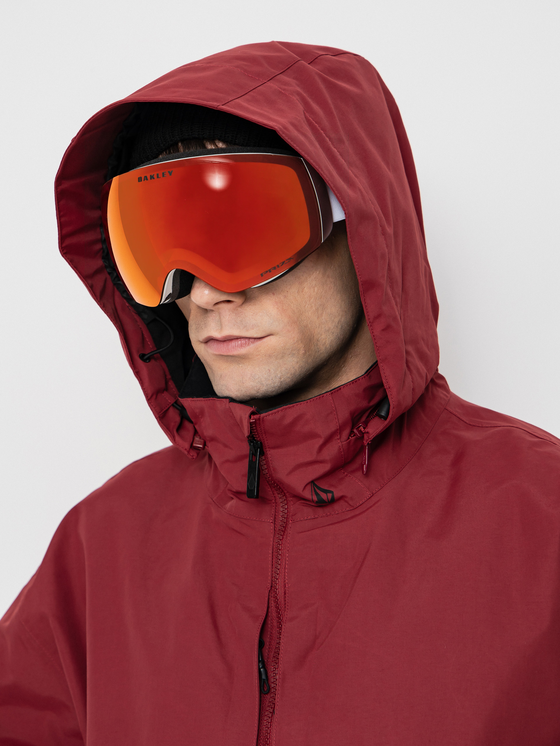 Pentru bărbați Geacă de snowboard Volcom Longo Gore Tex (burnt red)