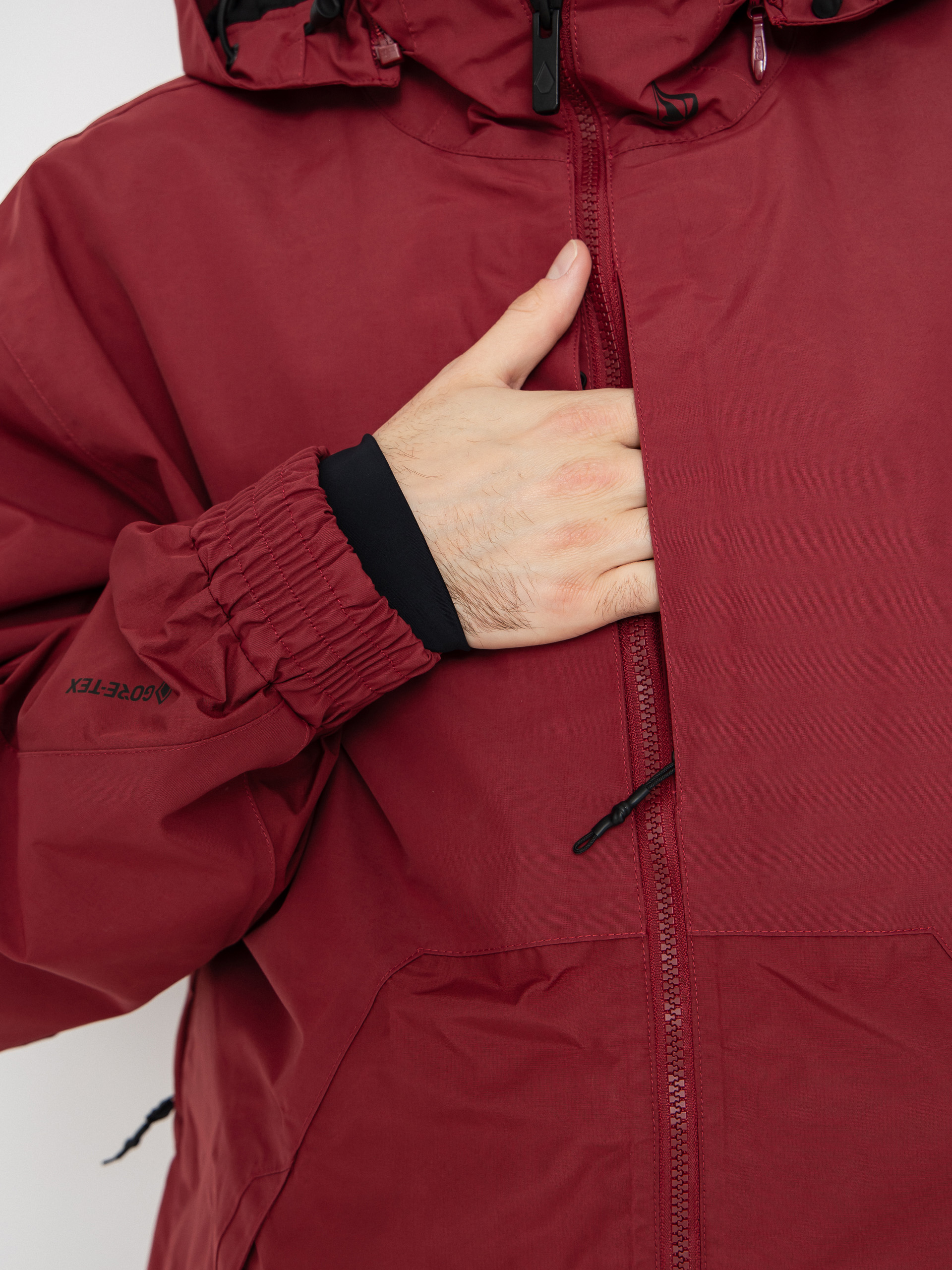 Pentru bărbați Geacă de snowboard Volcom Longo Gore Tex (burnt red)