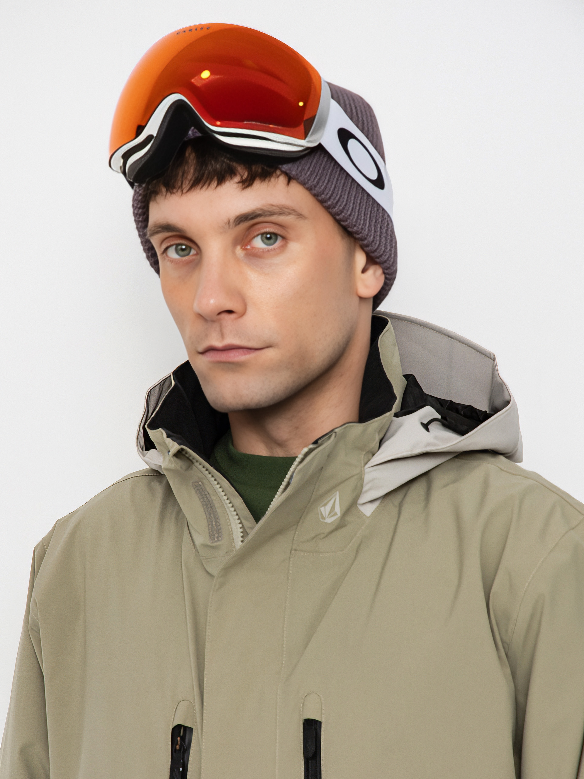 Pentru bărbați Geacă de snowboard Volcom Rnge Stretch 30K (moss green)