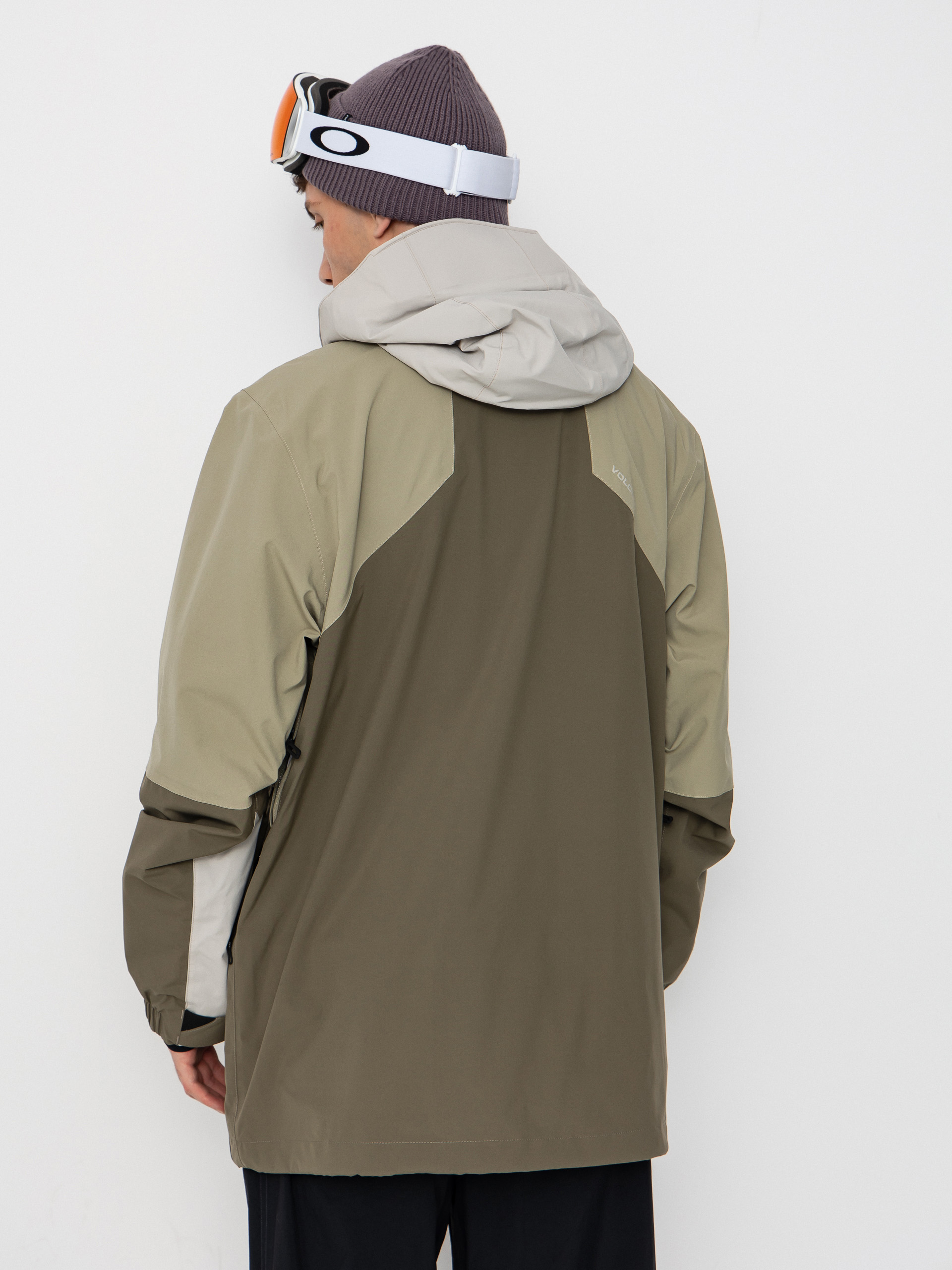 Pentru bărbați Geacă de snowboard Volcom Rnge Stretch 30K (moss green)