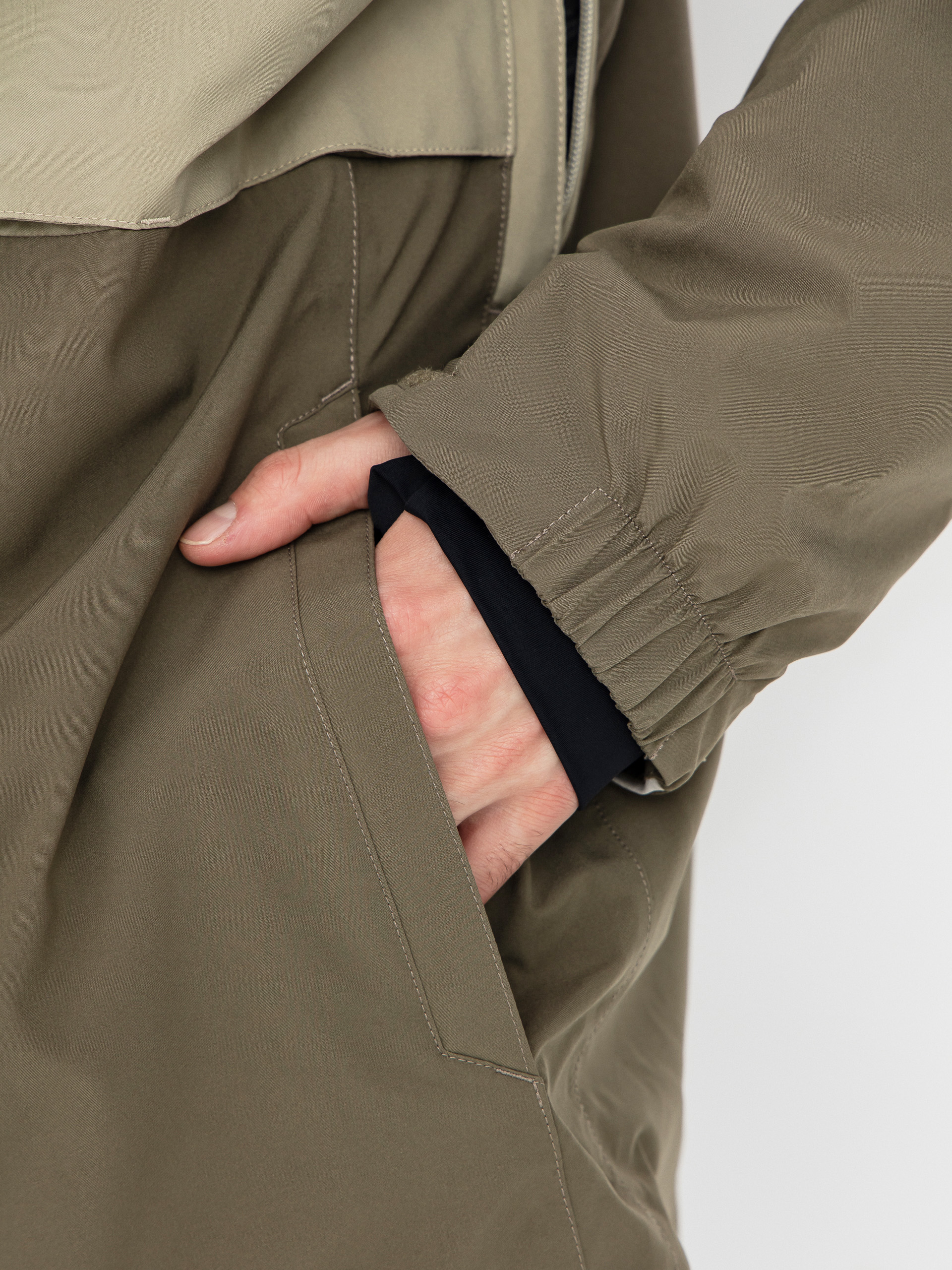 Pentru bărbați Geacă de snowboard Volcom Rnge Stretch 30K (moss green)