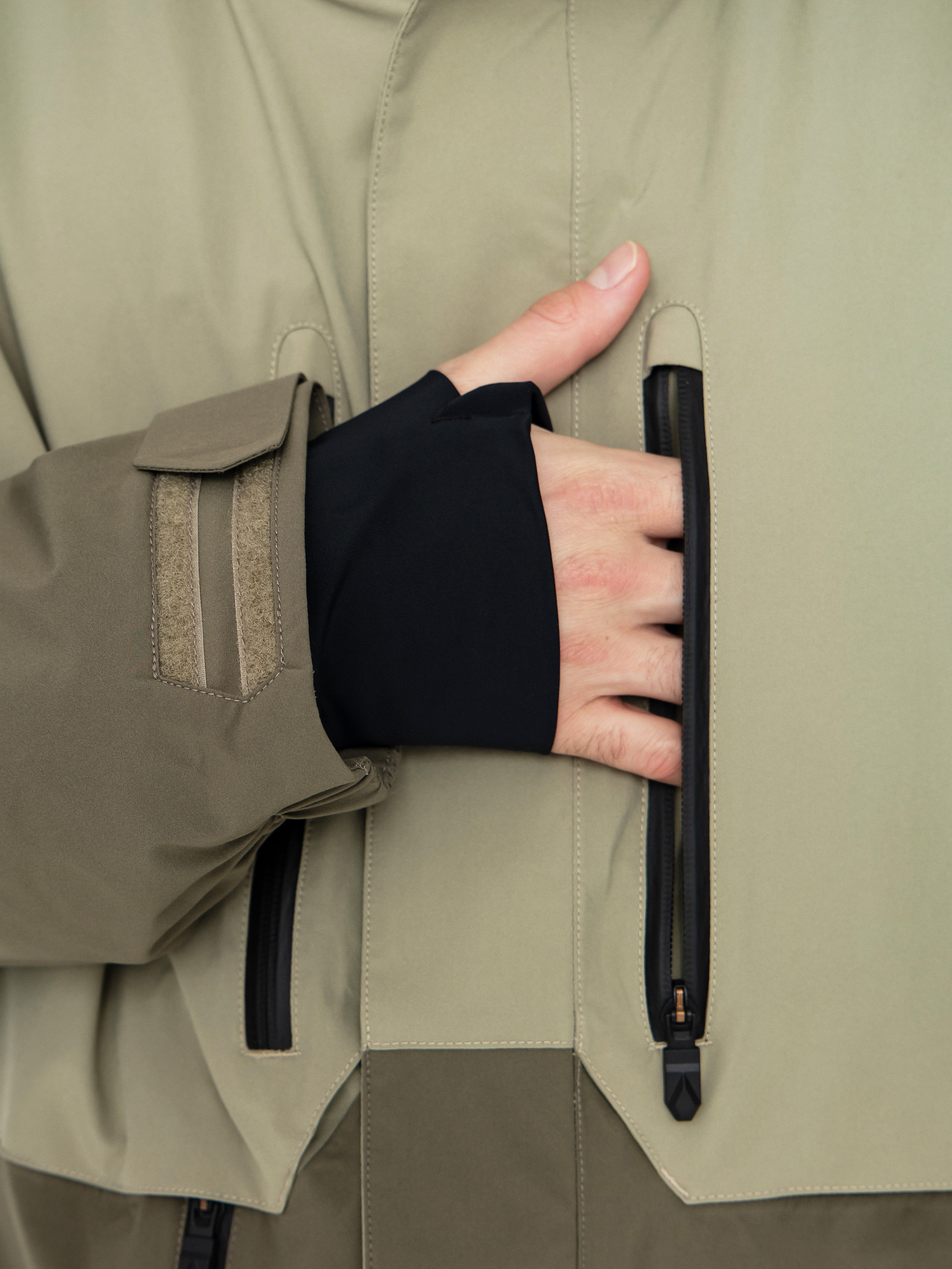 Pentru bărbați Geacă de snowboard Volcom Rnge Stretch 30K (moss green)