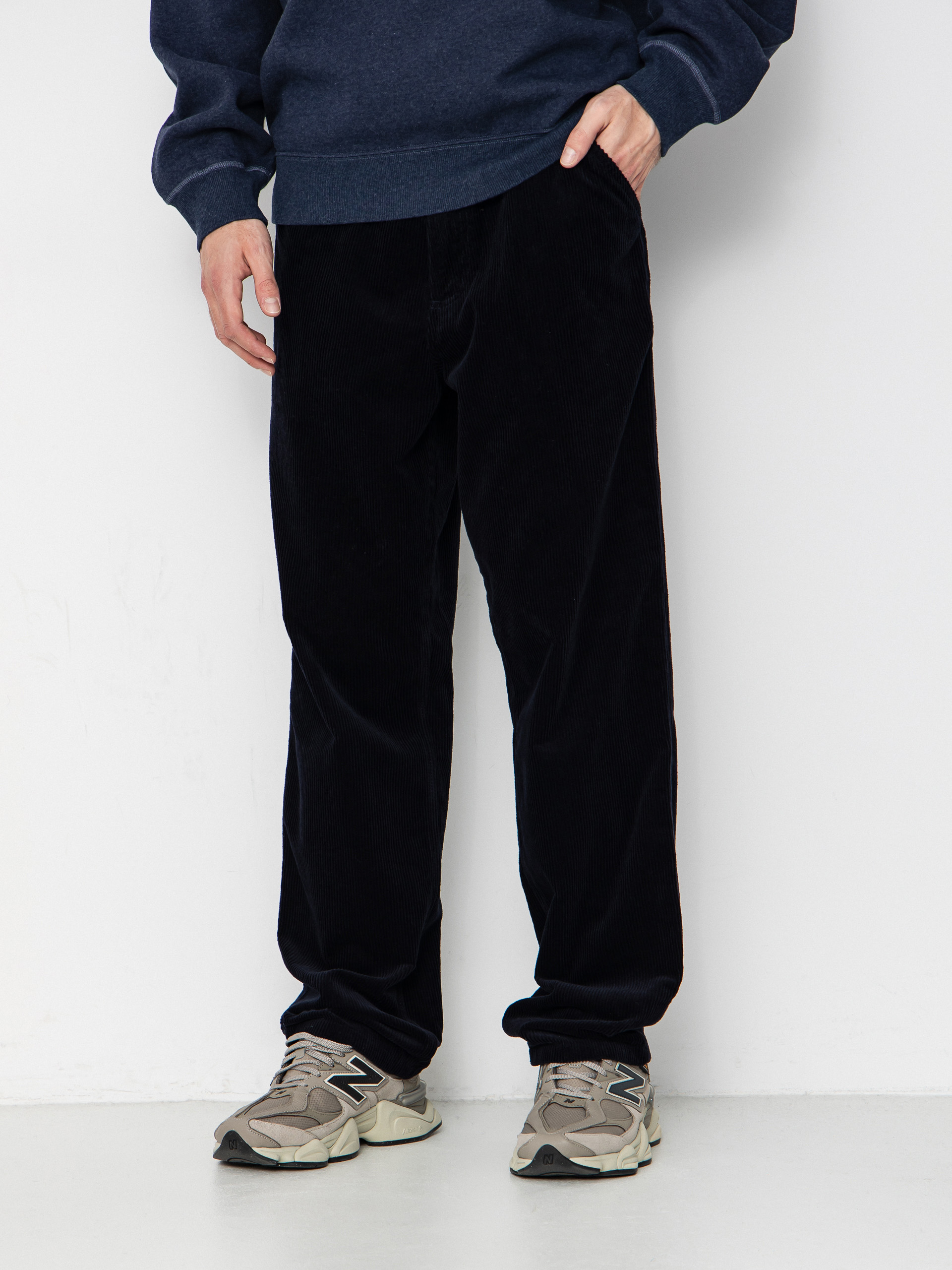 Pantaloni Carhartt WIP Simple (dark navy/rinsed)