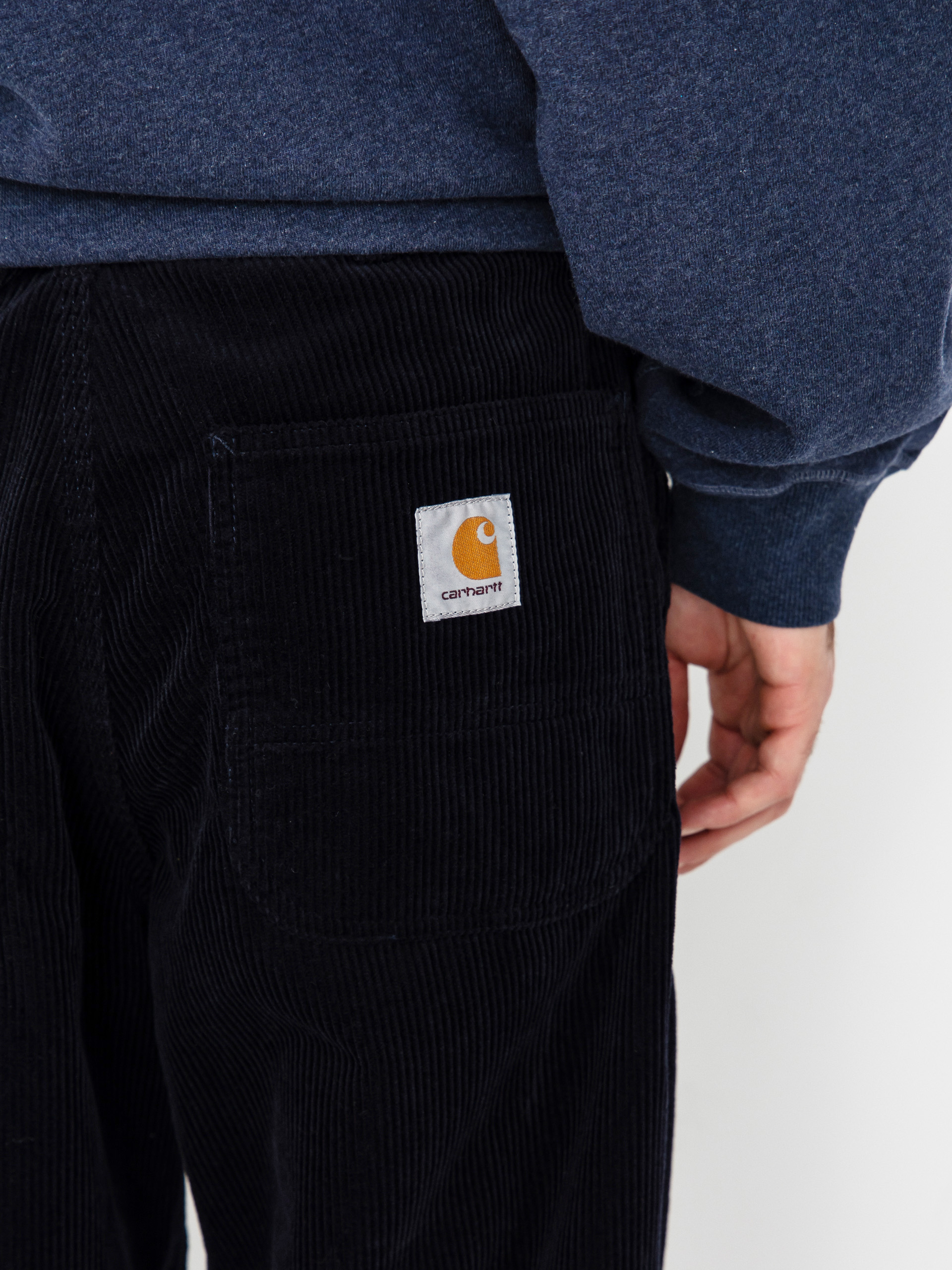 Pantaloni Carhartt WIP Simple (dark navy/rinsed)